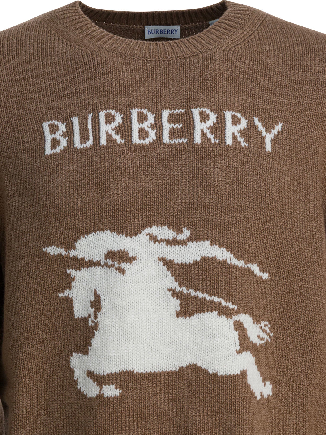 Burberry Wool And Cashmere Crewneck Sweater
