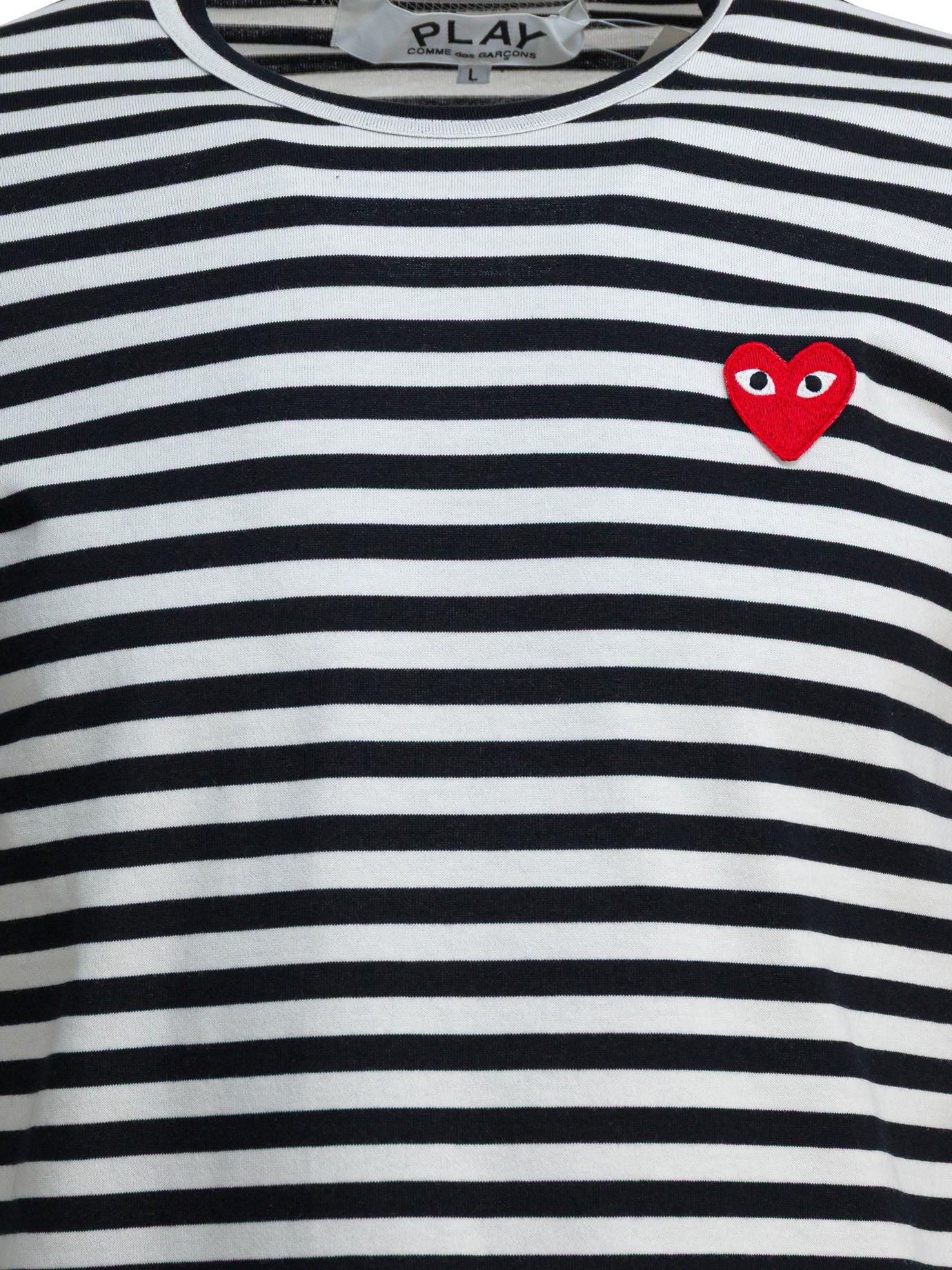 Comme Des Garçons Play Cotton Crewneck T-Shirt