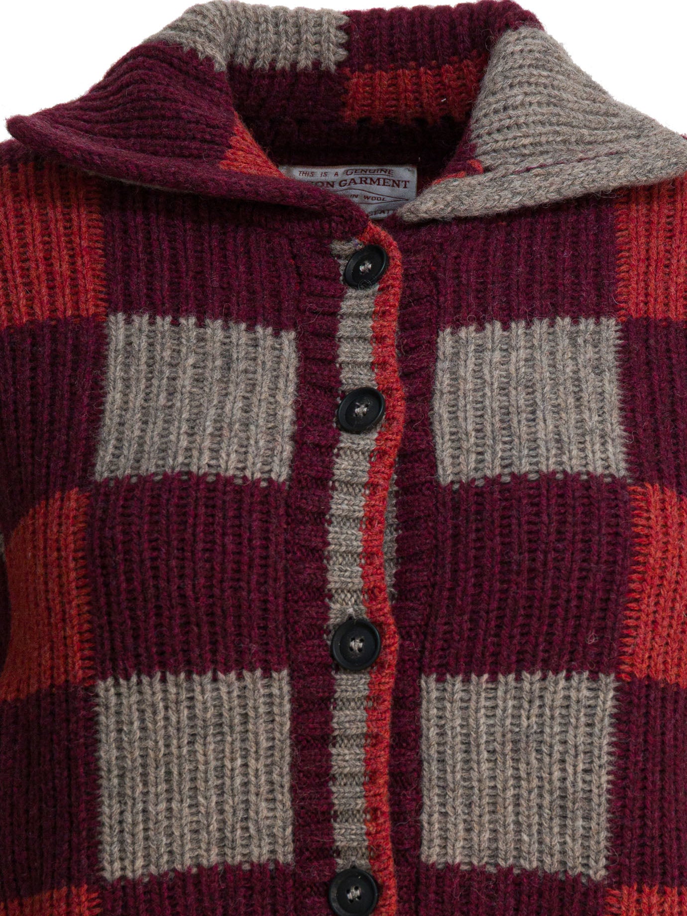 Filson Checkered Wool Cardigan