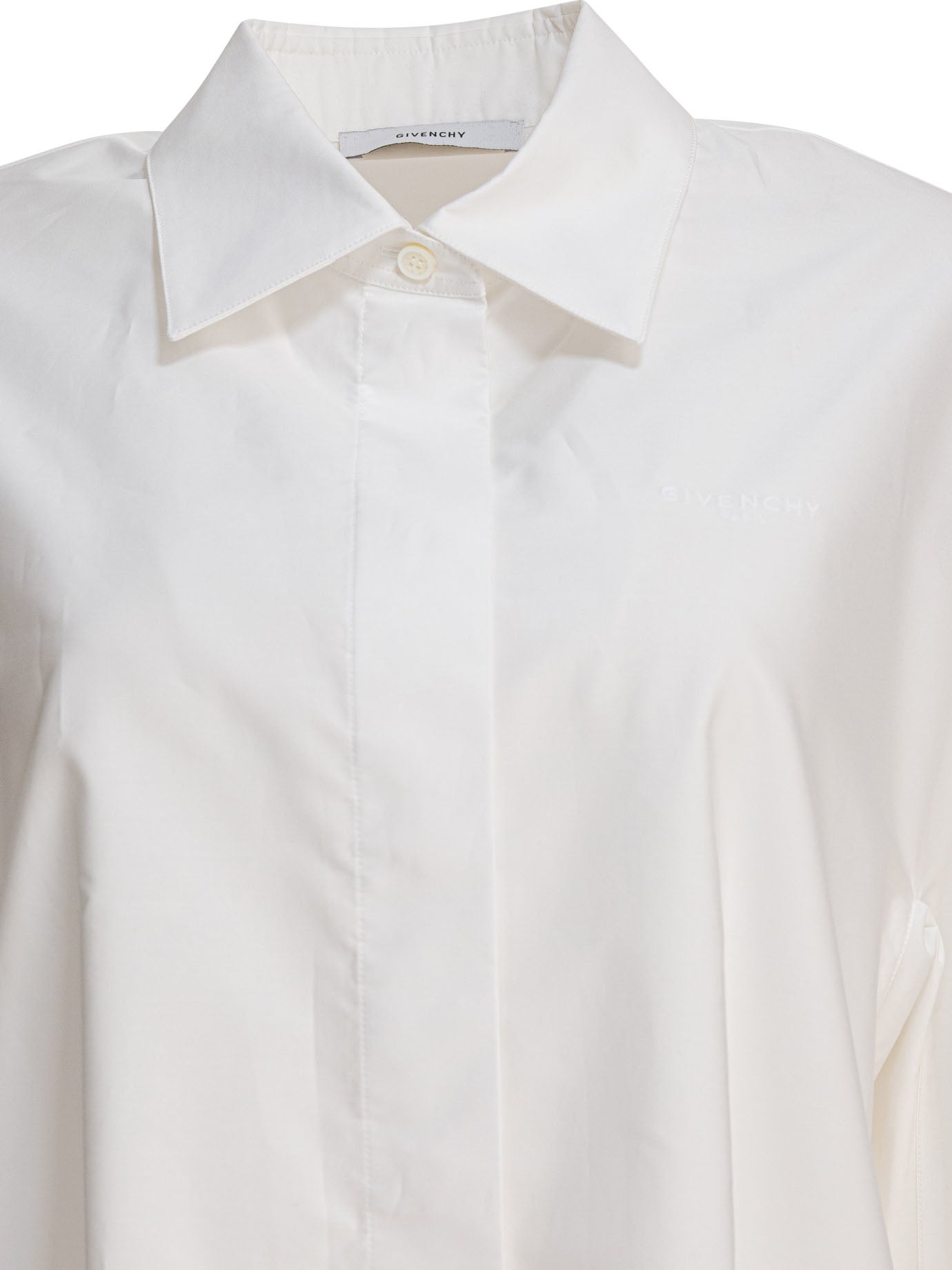 Givenchy Poplin Shirt With Embroidery Givenchy