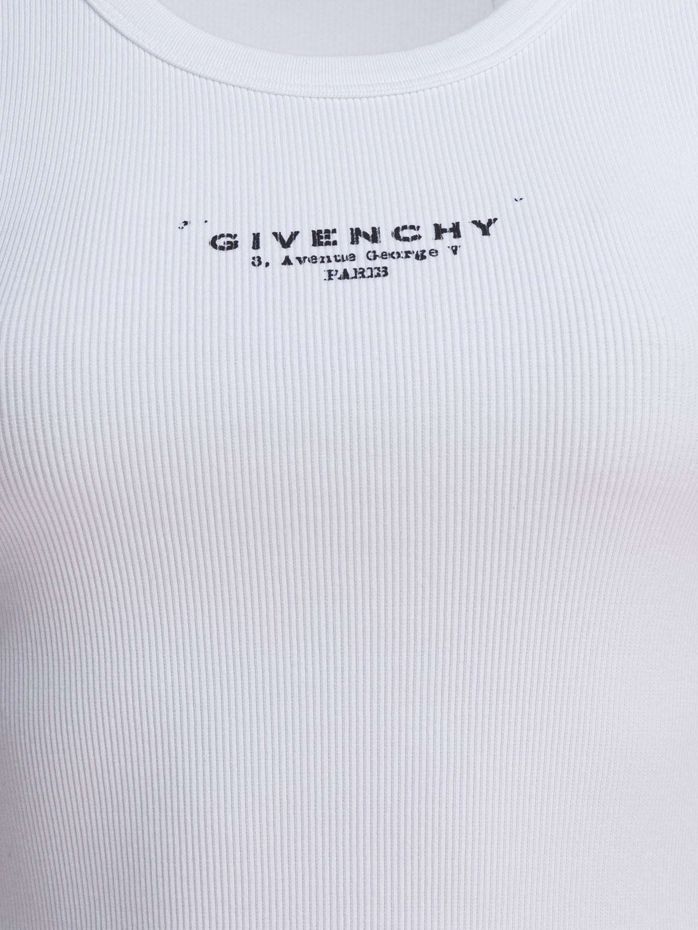Givenchy Cotton Tank Top With Logo