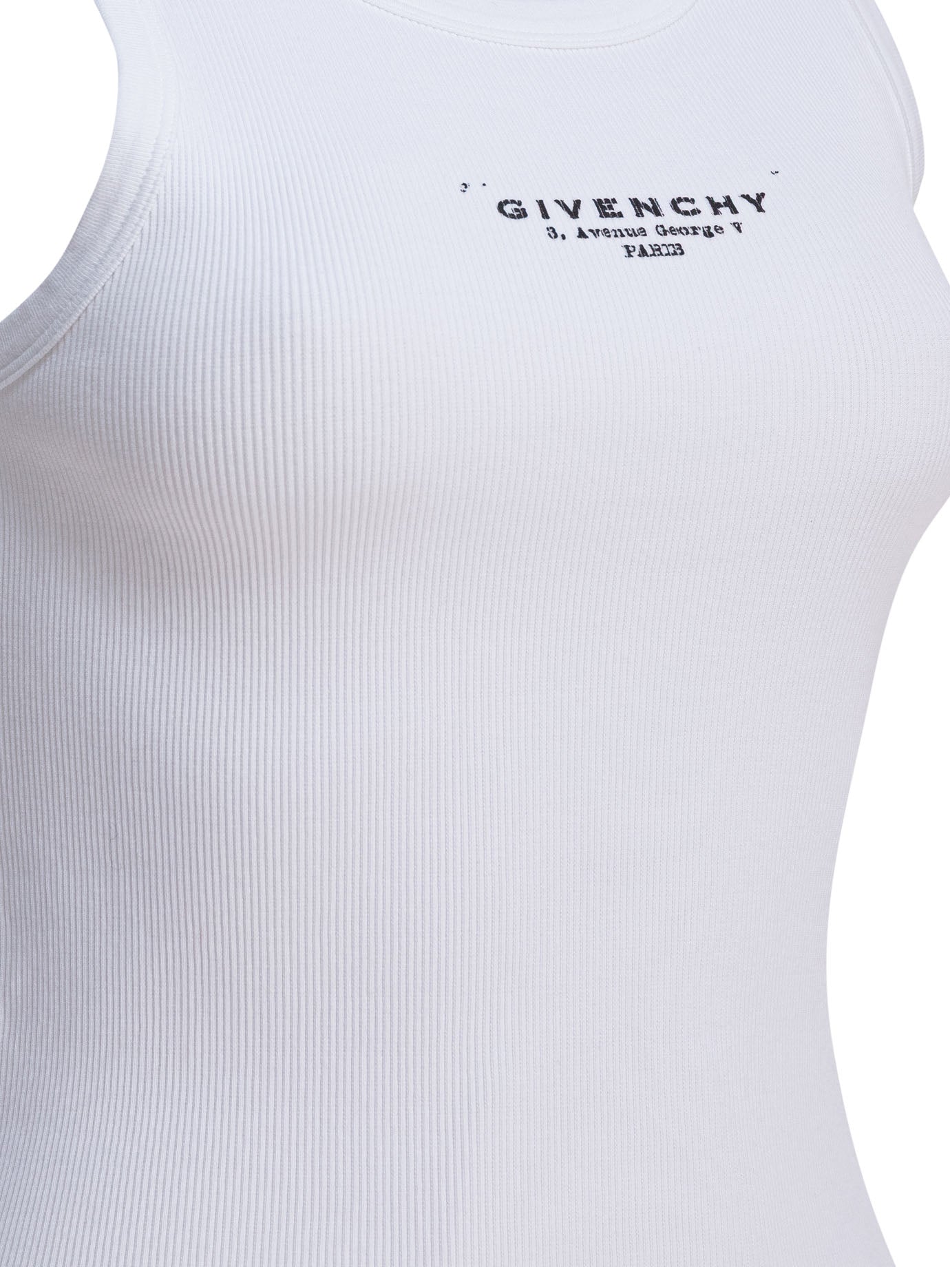 Givenchy Cotton Tank Top With Logo