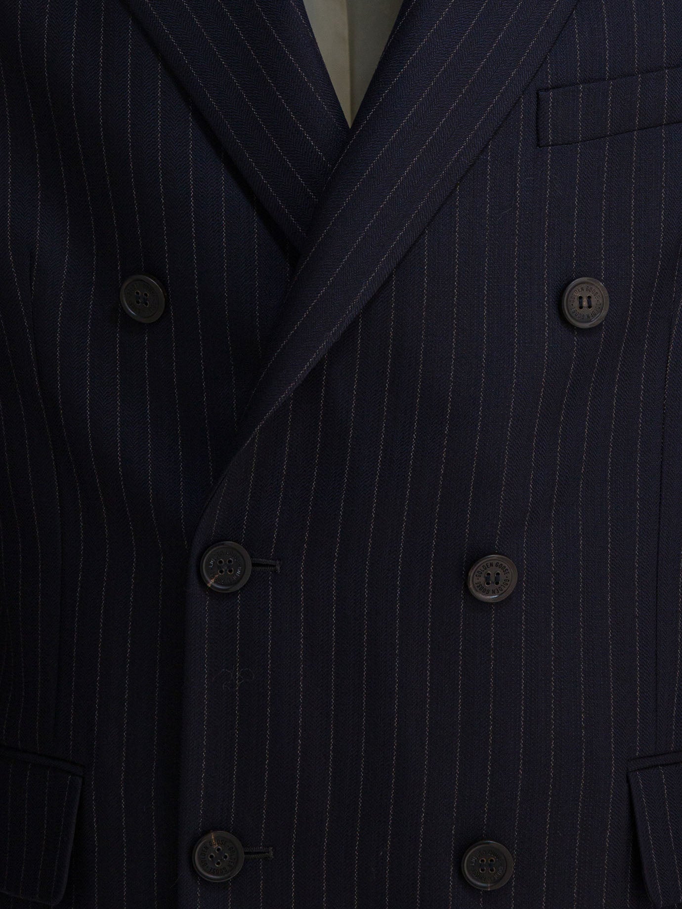 Golden Goose Double-Breasted Wool Blazer