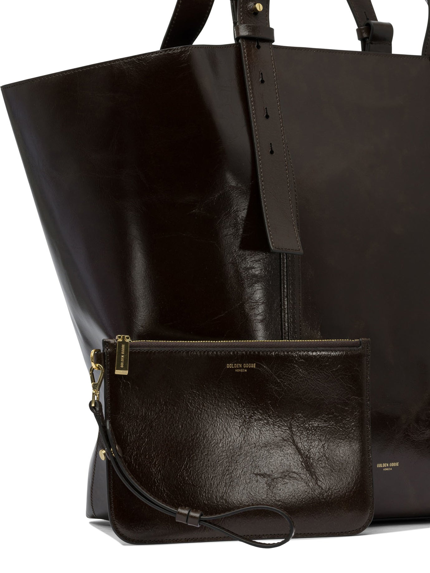 Golden Goose Leather Shoulder Bag