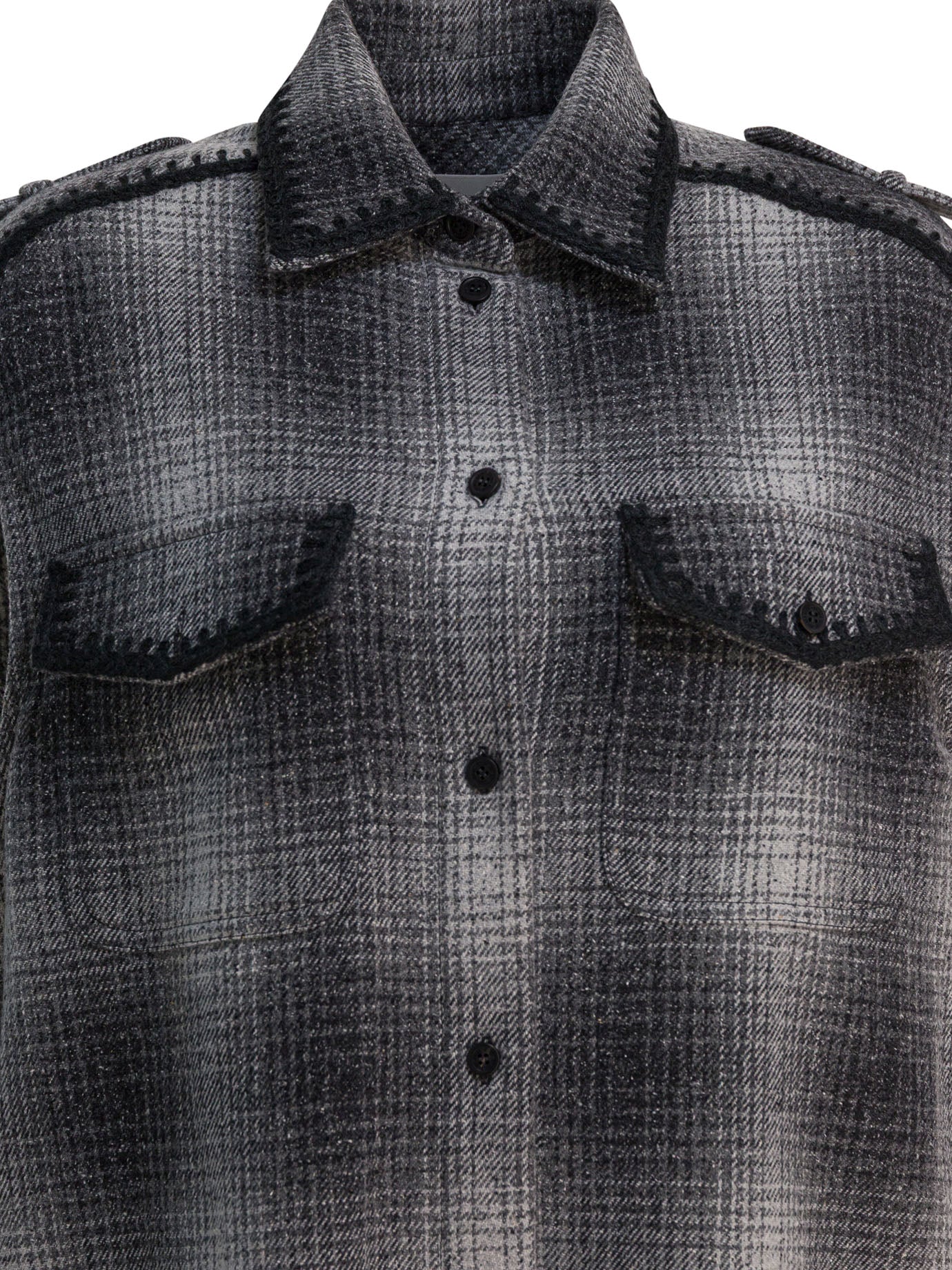 Golden Goose Wool-Blend Chemisier Dress