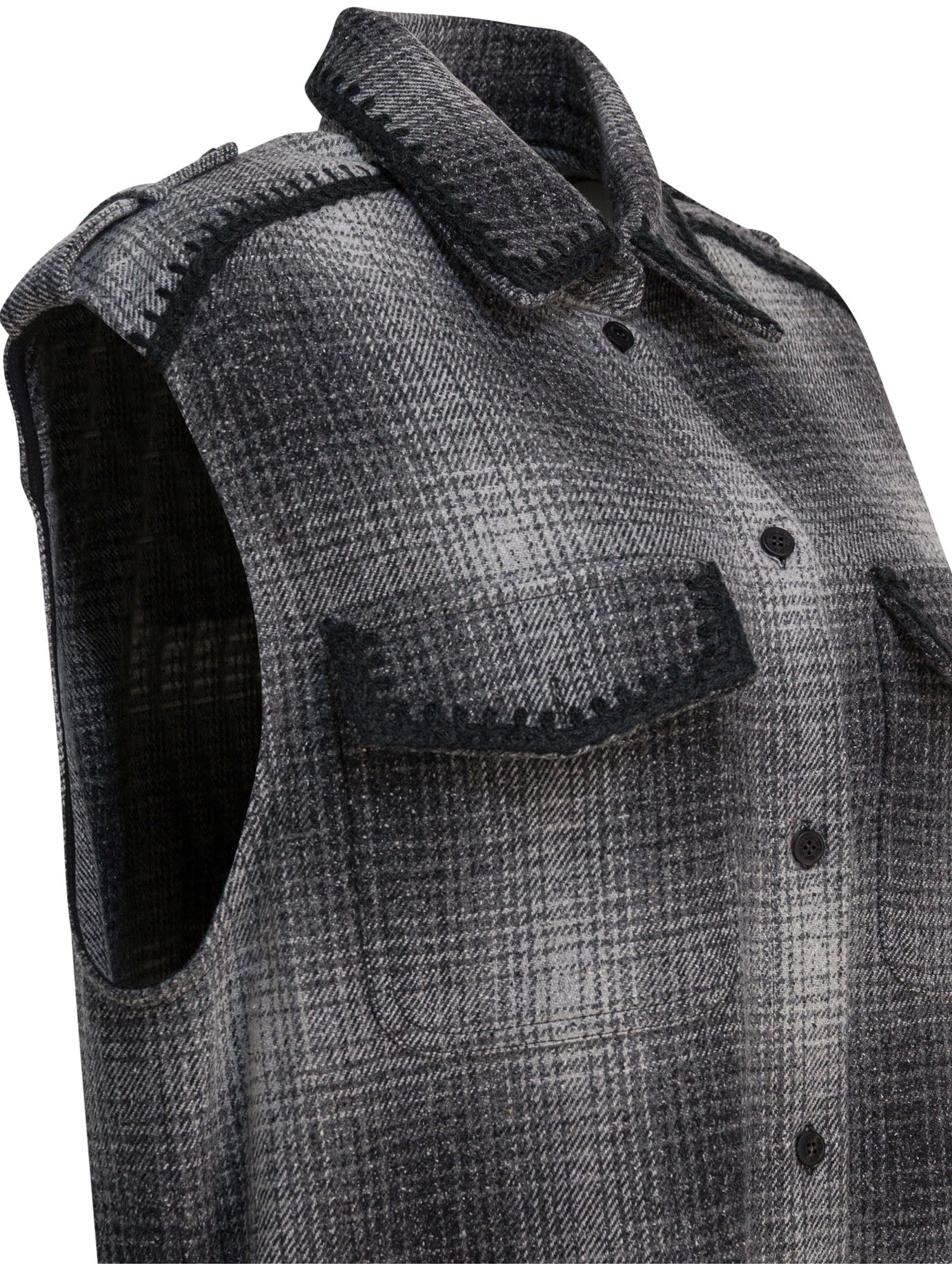 Golden Goose Wool-Blend Chemisier Dress