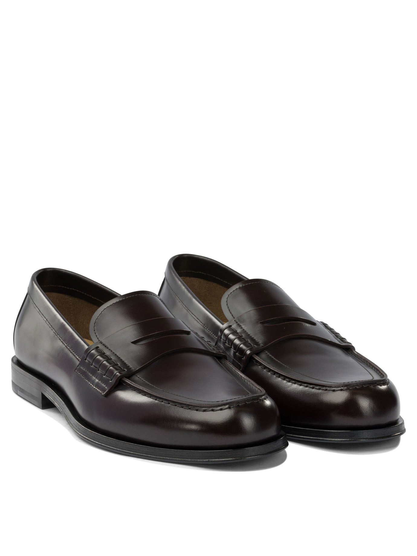 Henderson Baracco Glossy Leather Loafers