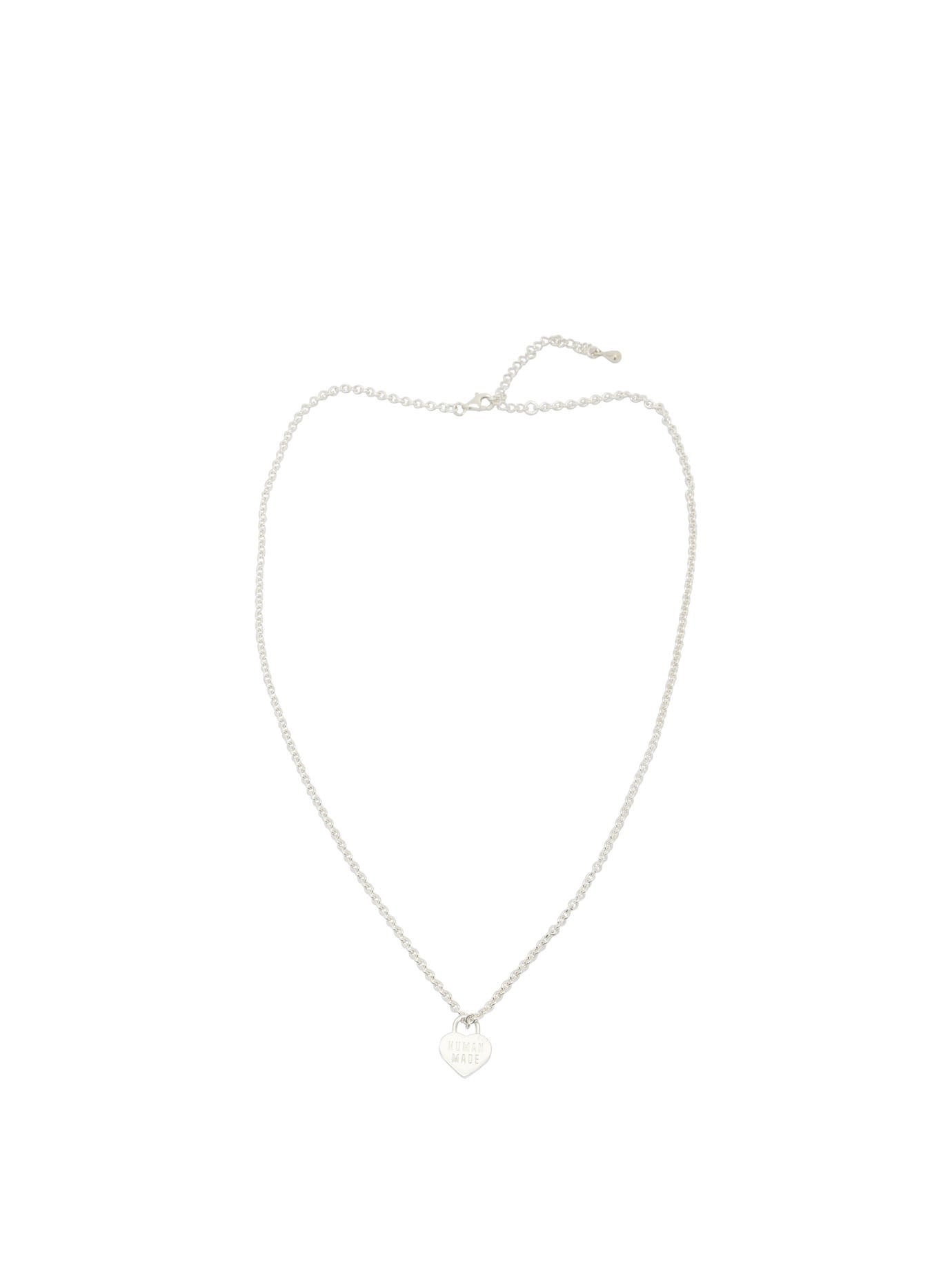 Human Made Silver Heart Necklace