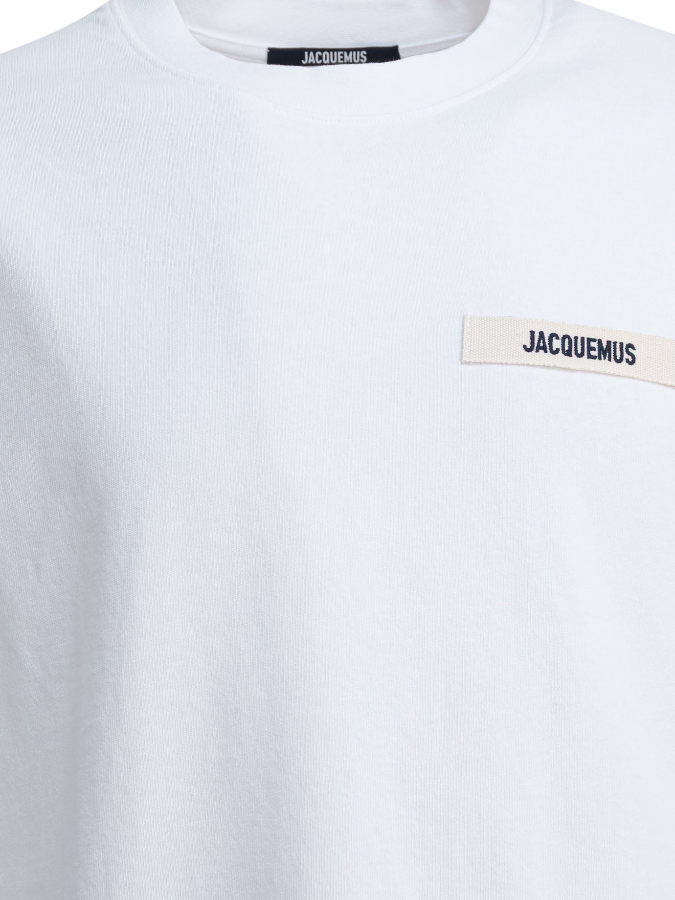 Jacquemus T-Shirt With Gros Grain Logo