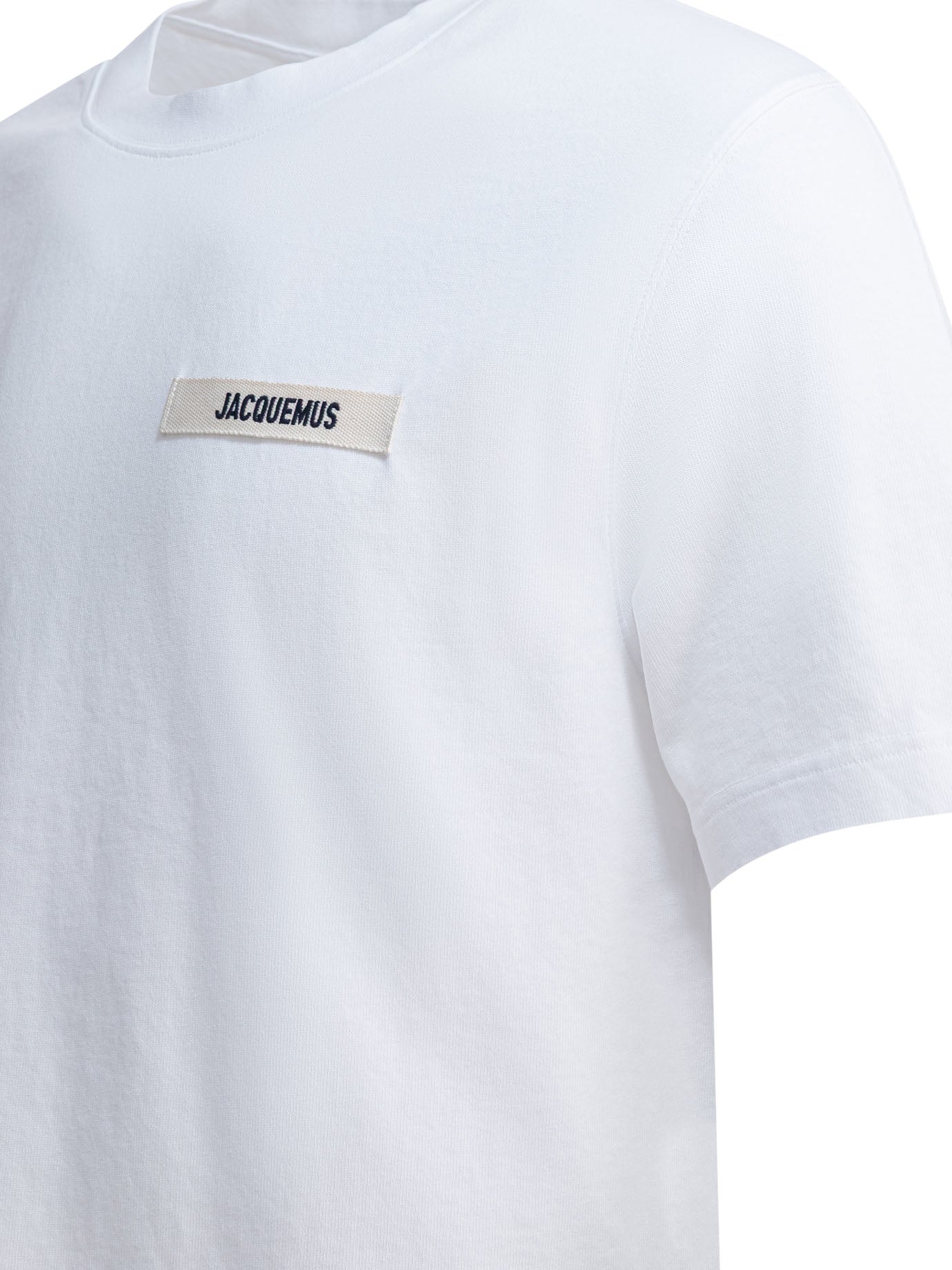Jacquemus T-Shirt With Gros Grain Logo
