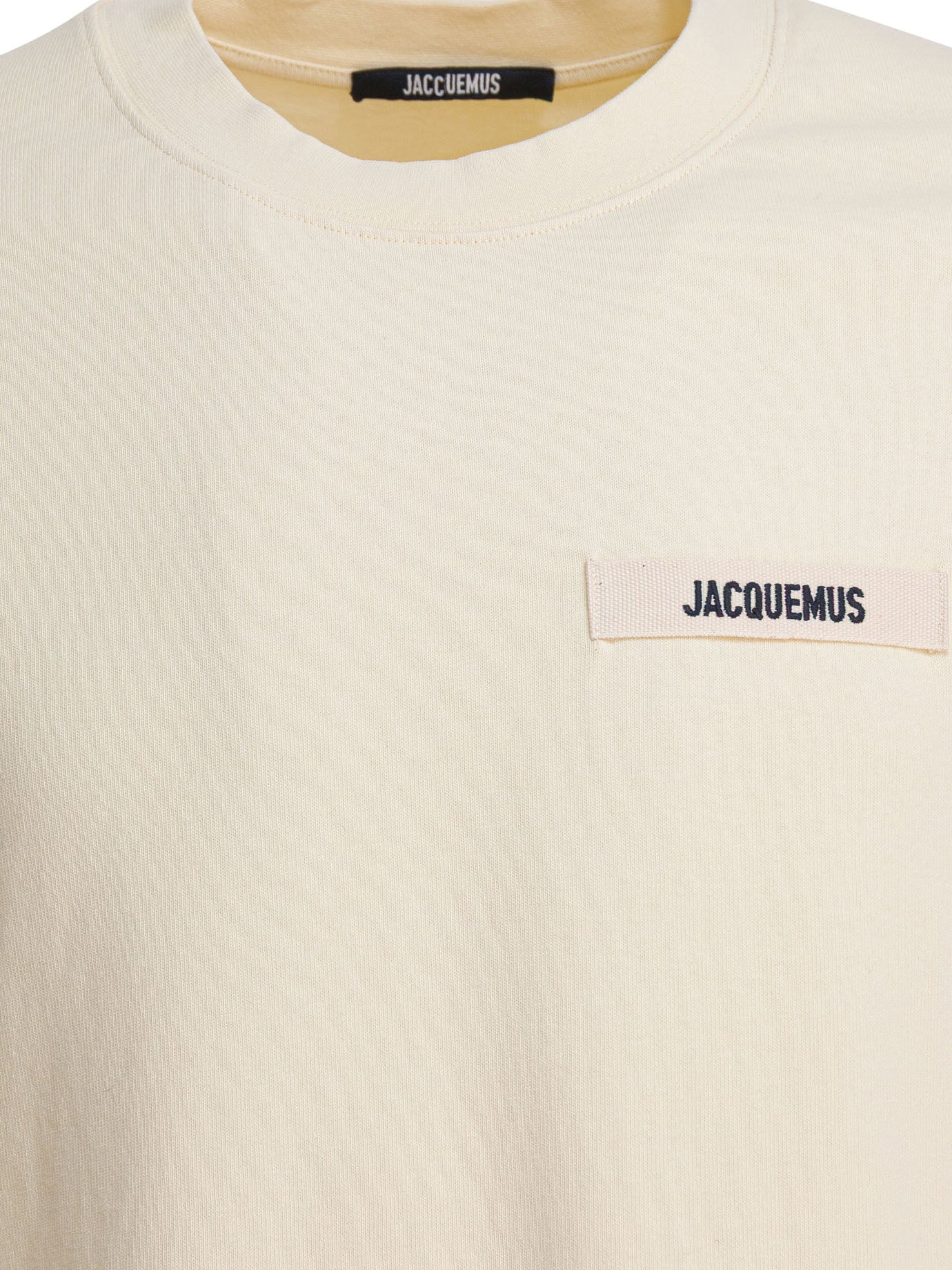 Jacquemus T-Shirt With Gros Grain Logo
