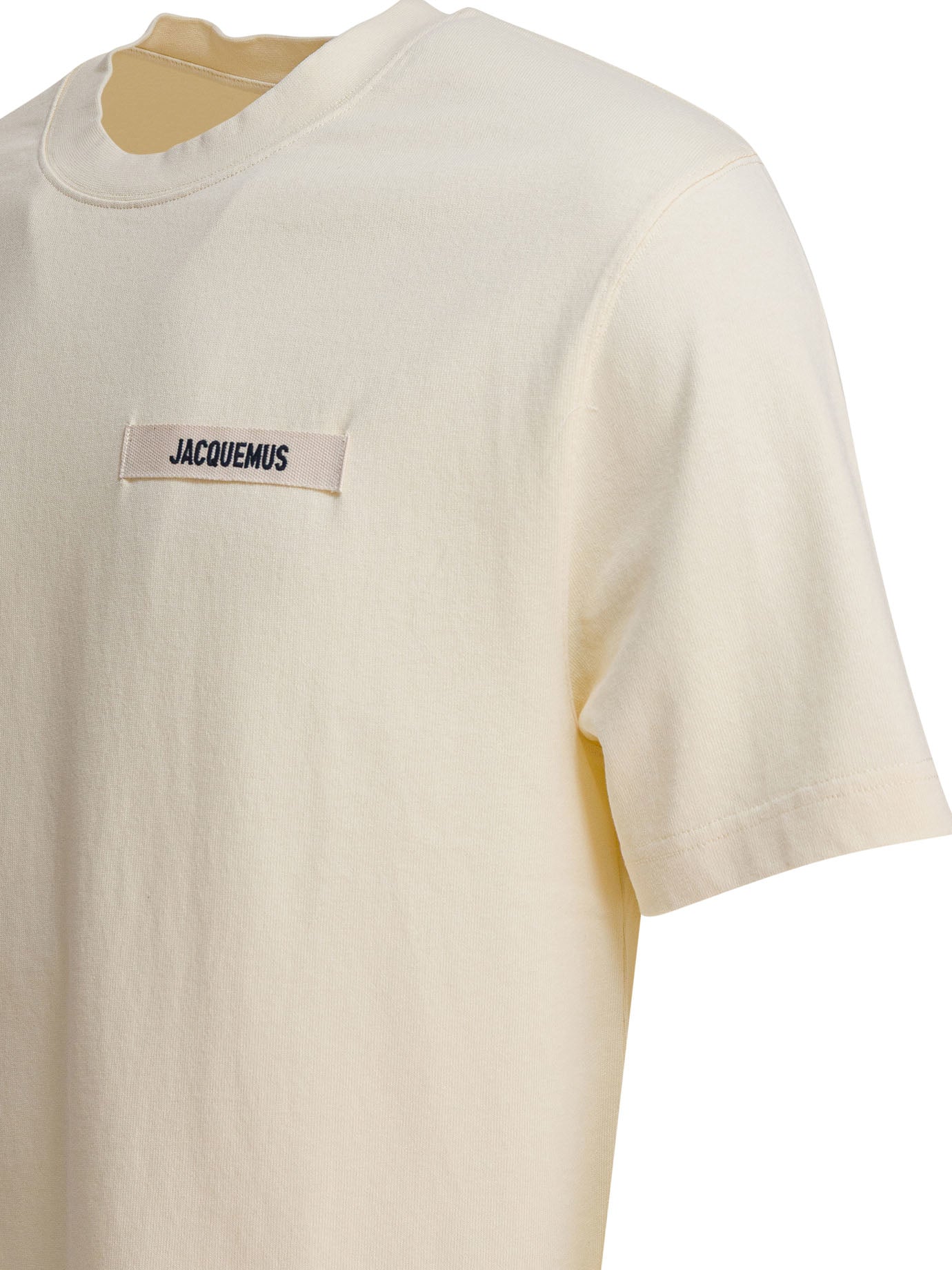Jacquemus T-Shirt With Gros Grain Logo