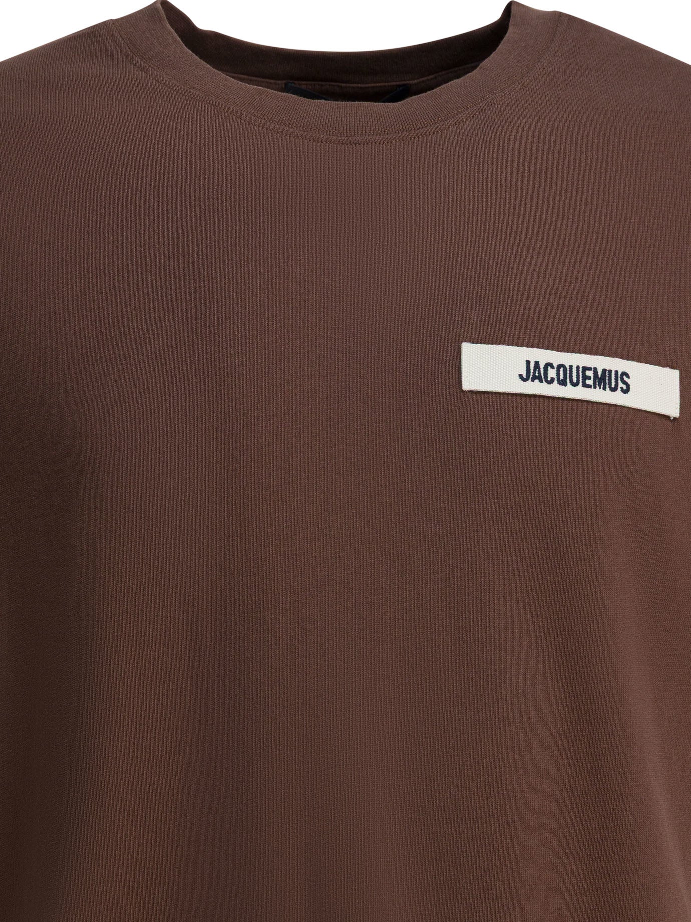 Jacquemus T-Shirt With Gros Grain Logo
