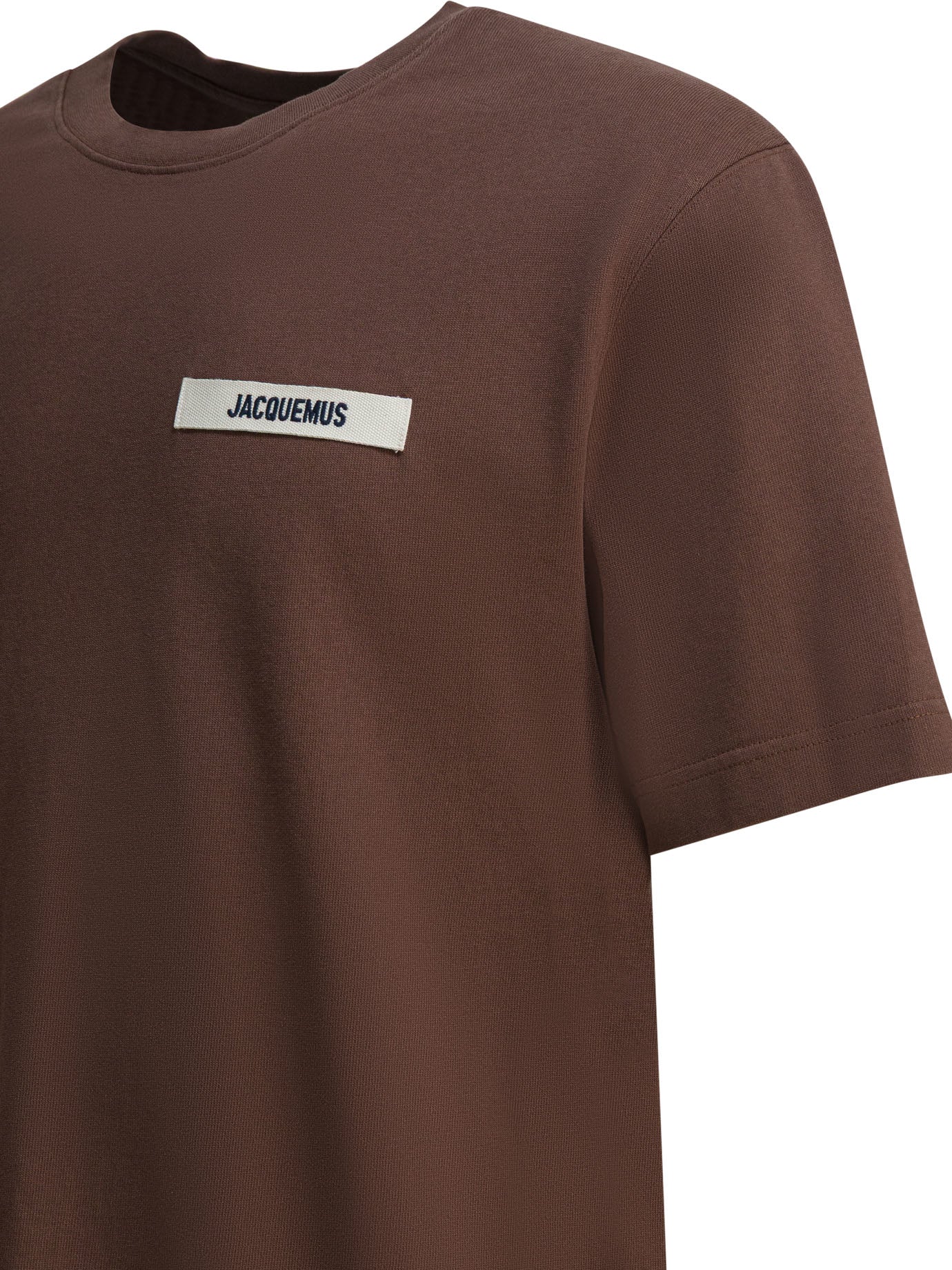 Jacquemus T-Shirt With Gros Grain Logo