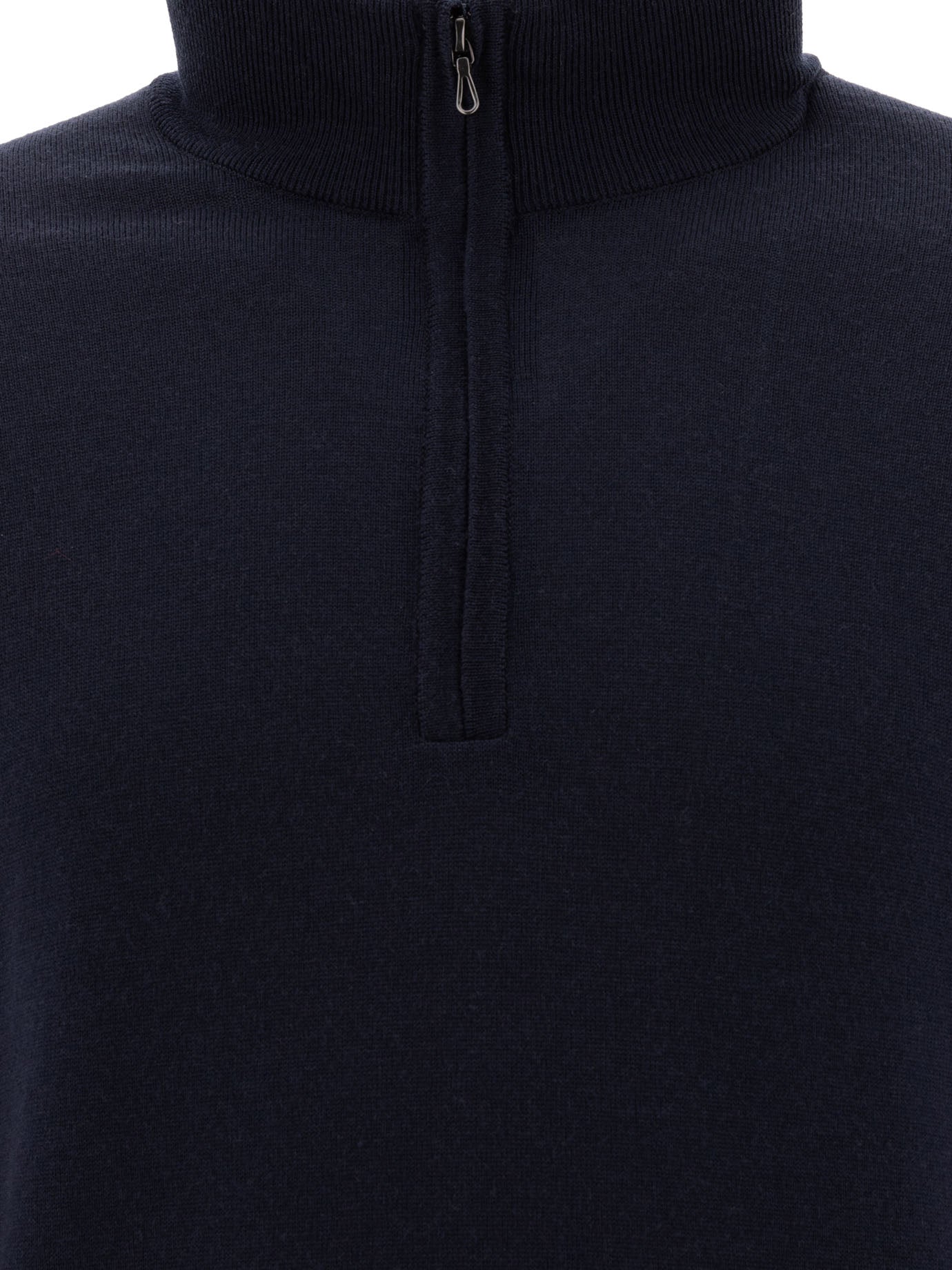 John Smedley Merino Wool Tapton Half-Zip Sweater