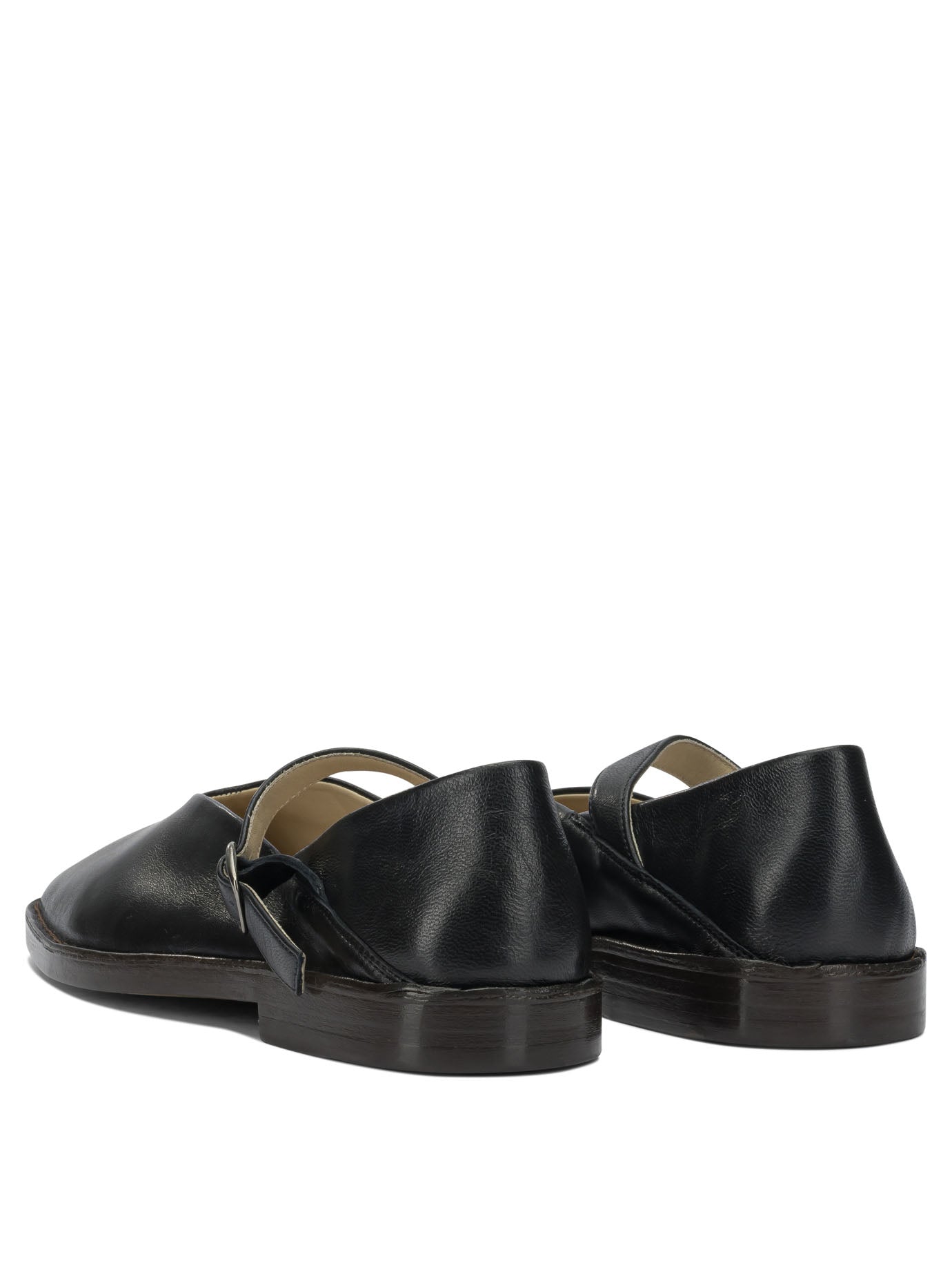 Lemaire Mary Jane Leather Ballet Flats