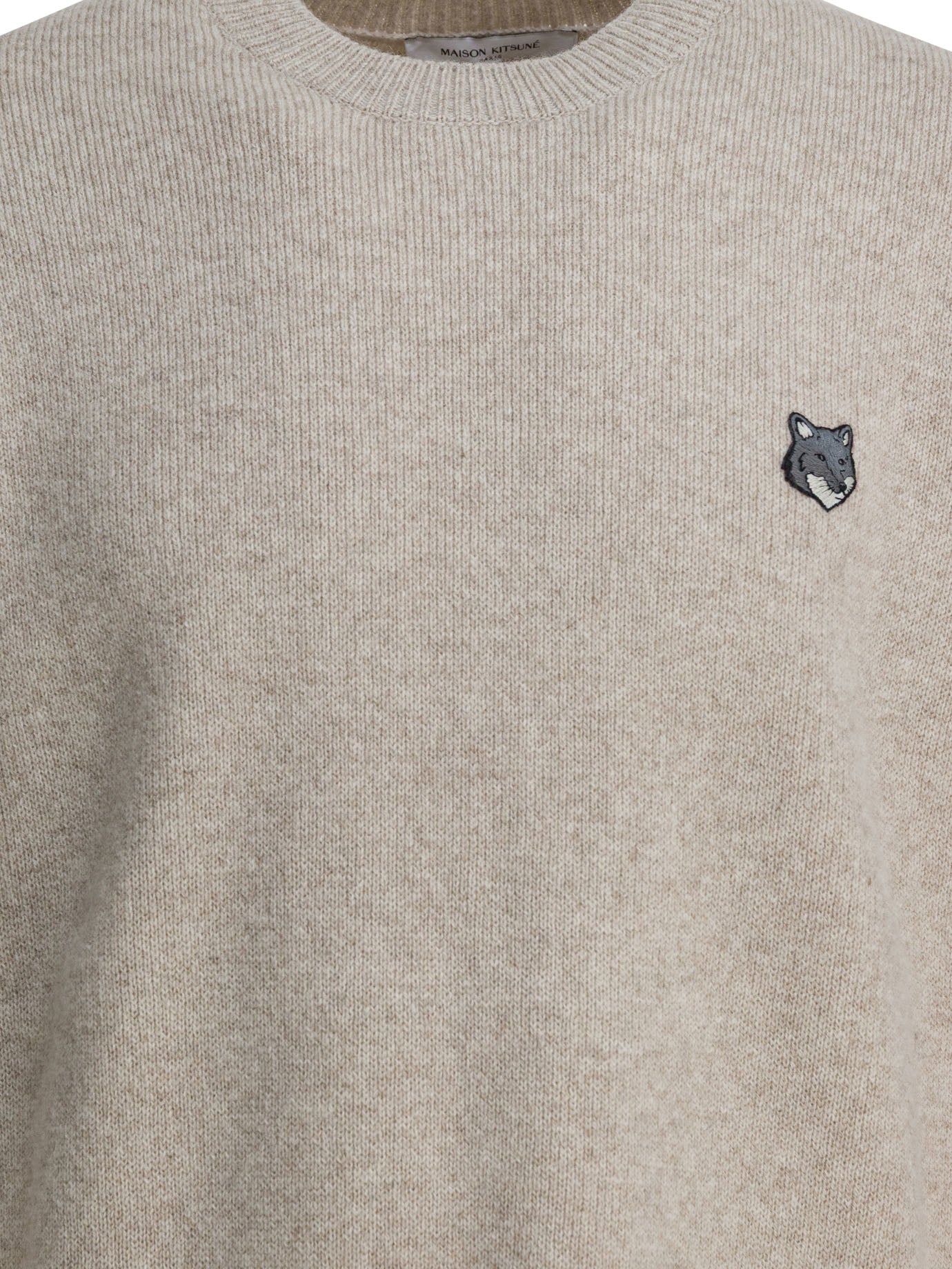 Maison Kitsuné Wool Crewneck Sweater