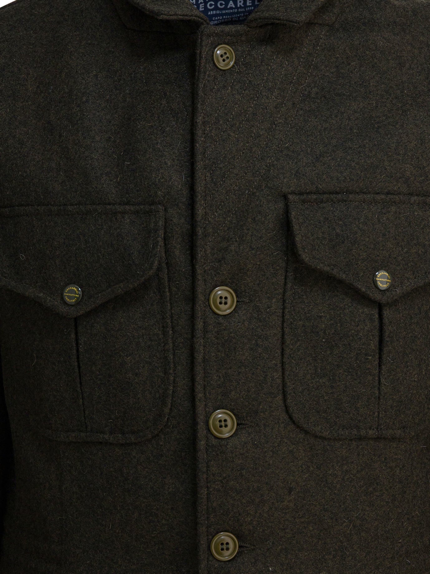 Manifattura Ceccarelli Virgin Wool Short Coat