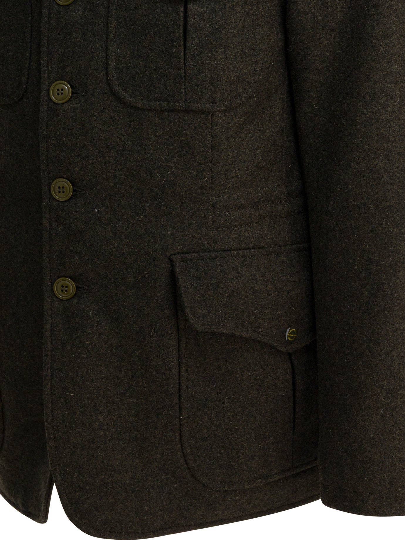 Manifattura Ceccarelli Virgin Wool Short Coat