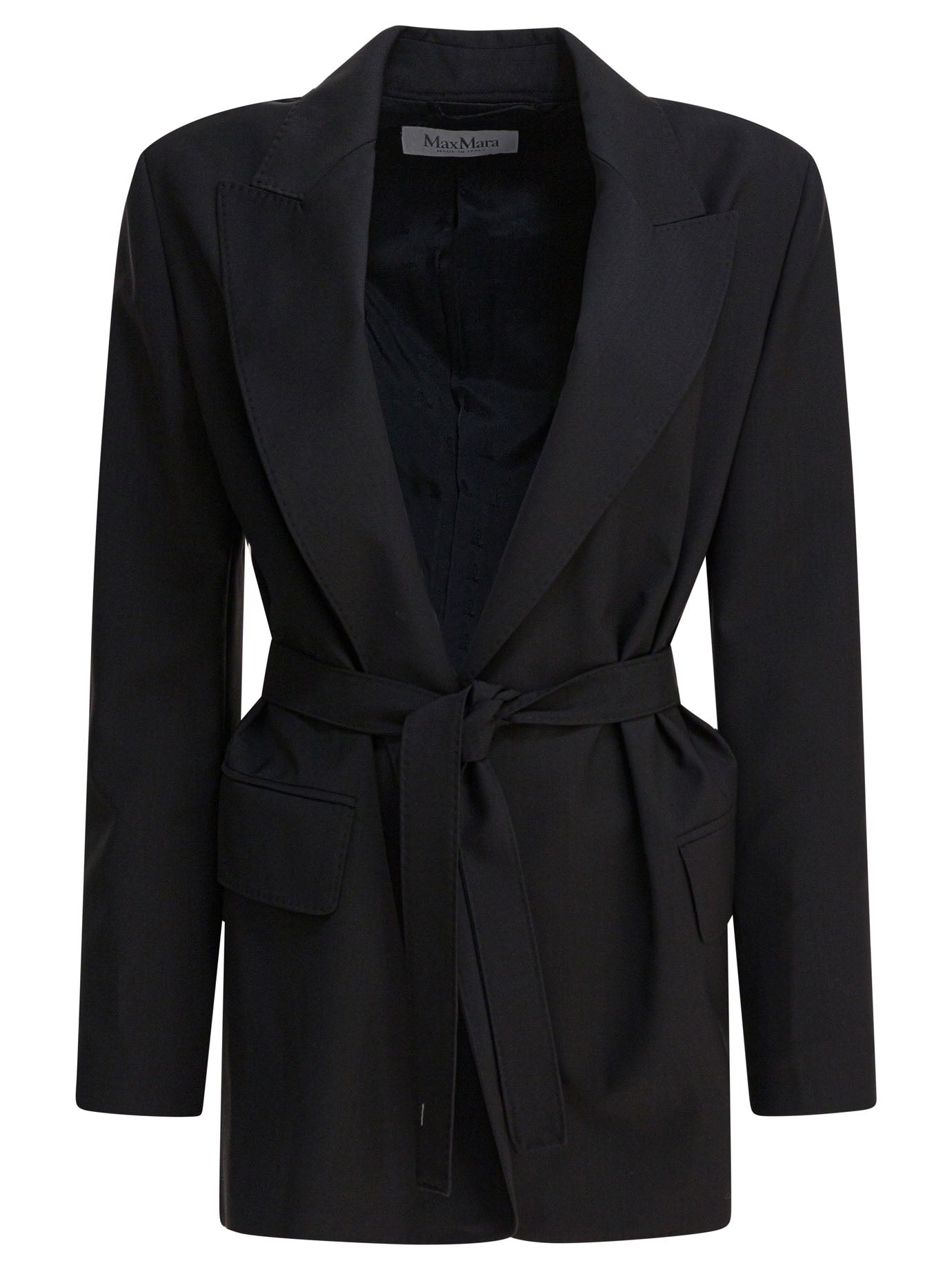Max Mara Wool Canvas Blazer