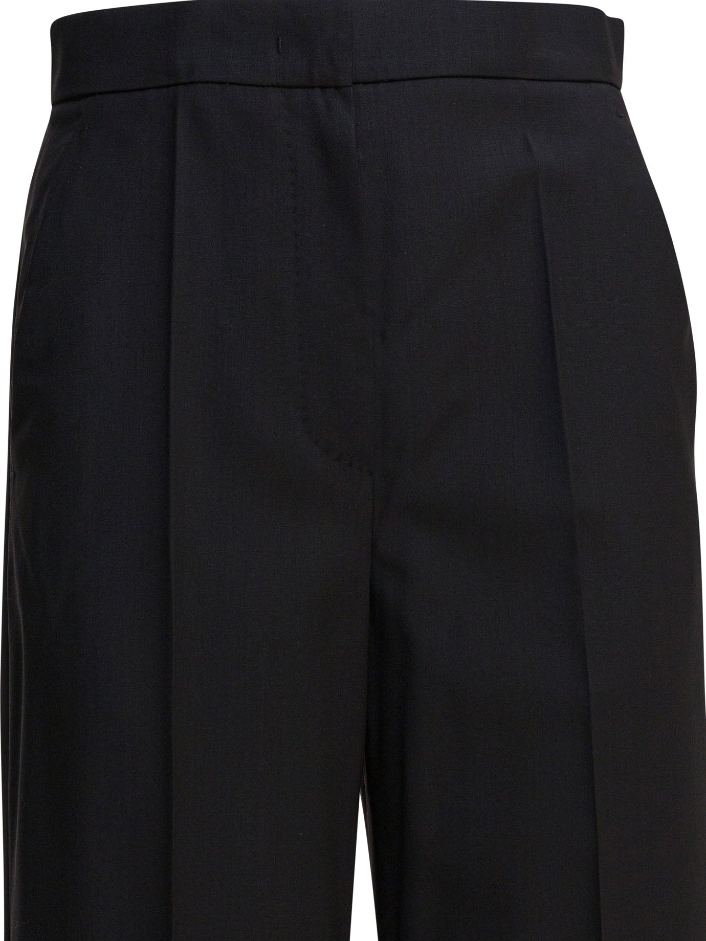 Max Mara Light Wool Straight Trousers