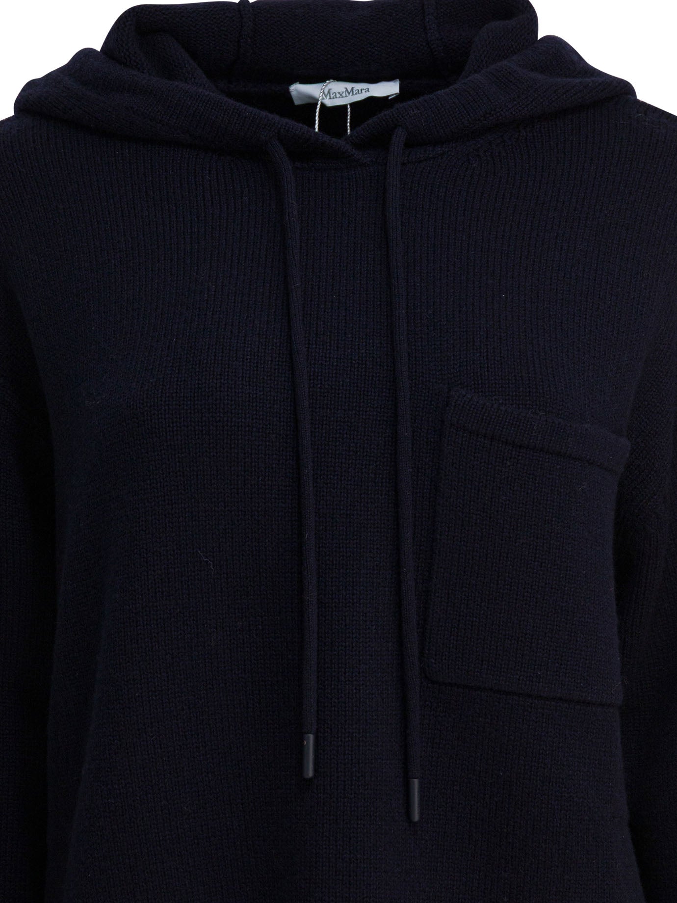 Max Mara Wool And Cashmere Hooded Sweater