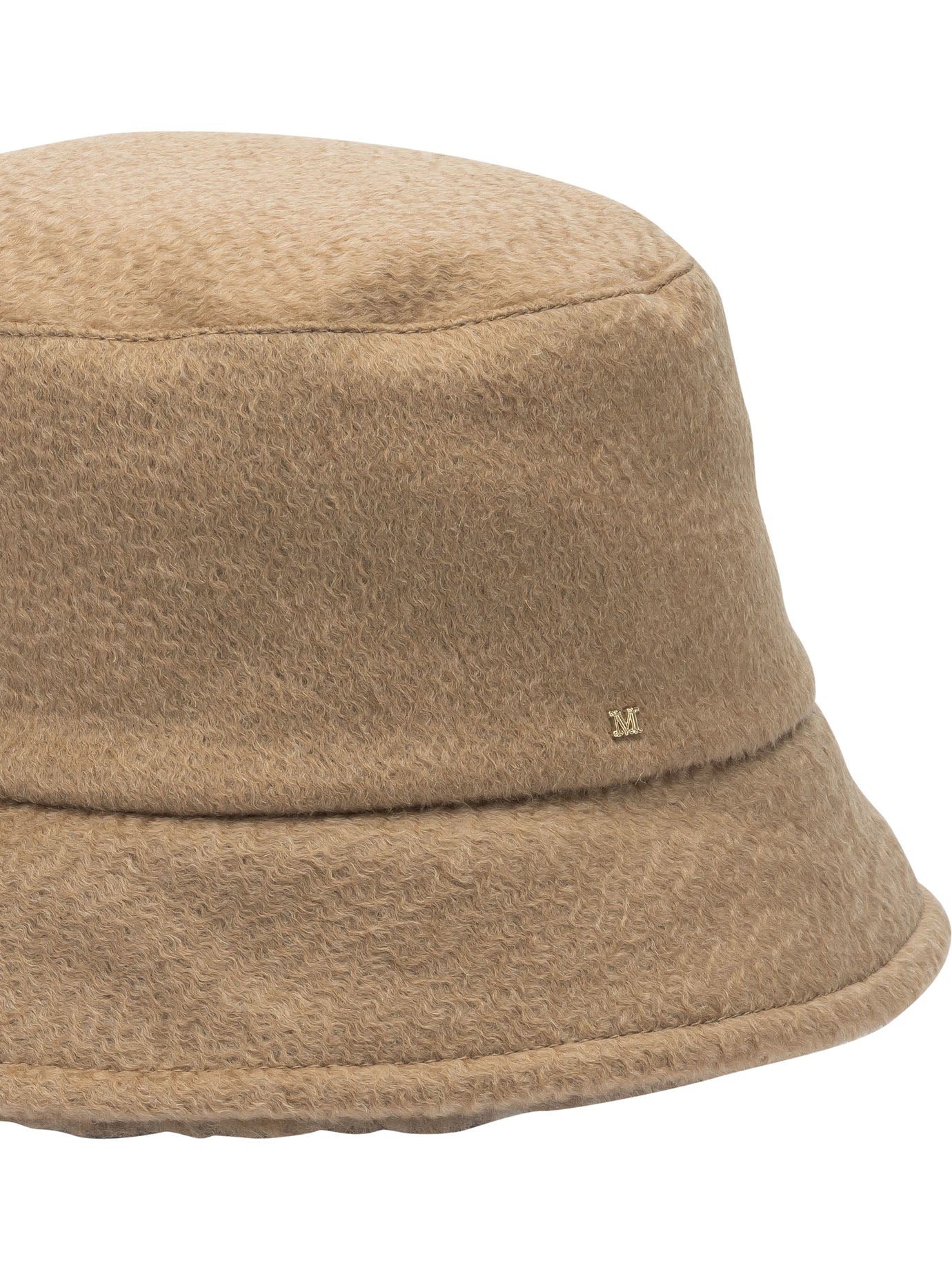 Max Mara Bucket Hat In Camel And Teddy