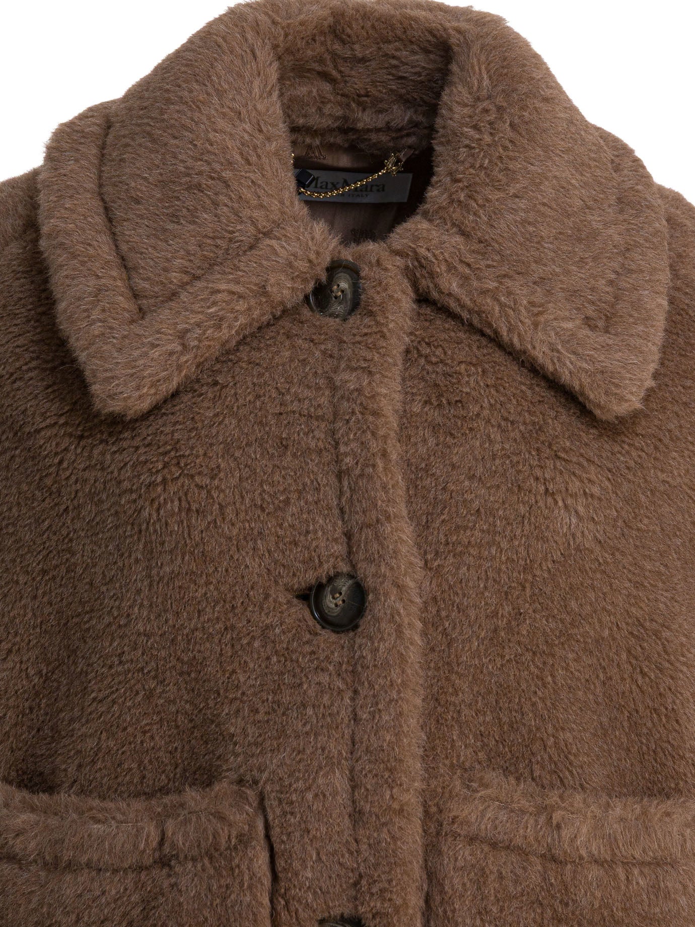 Max Mara Teddy Fabric Cape