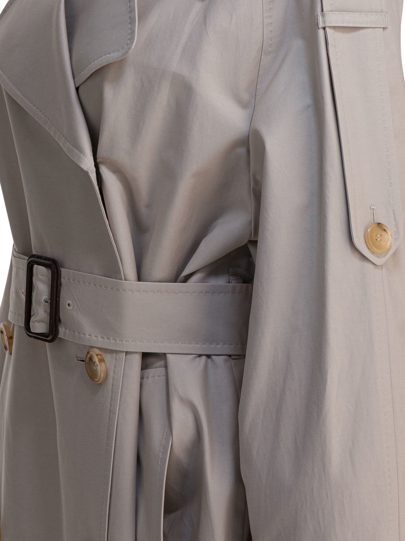 Max Mara The Cube Double-Breasted Cotton Twill Trench Coat