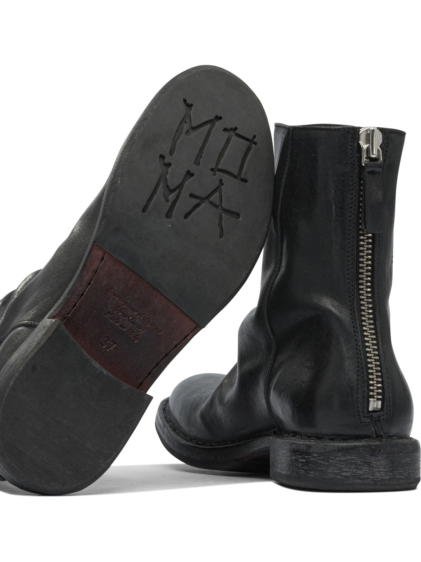 Moma Minsk Zippered Ankle Boots