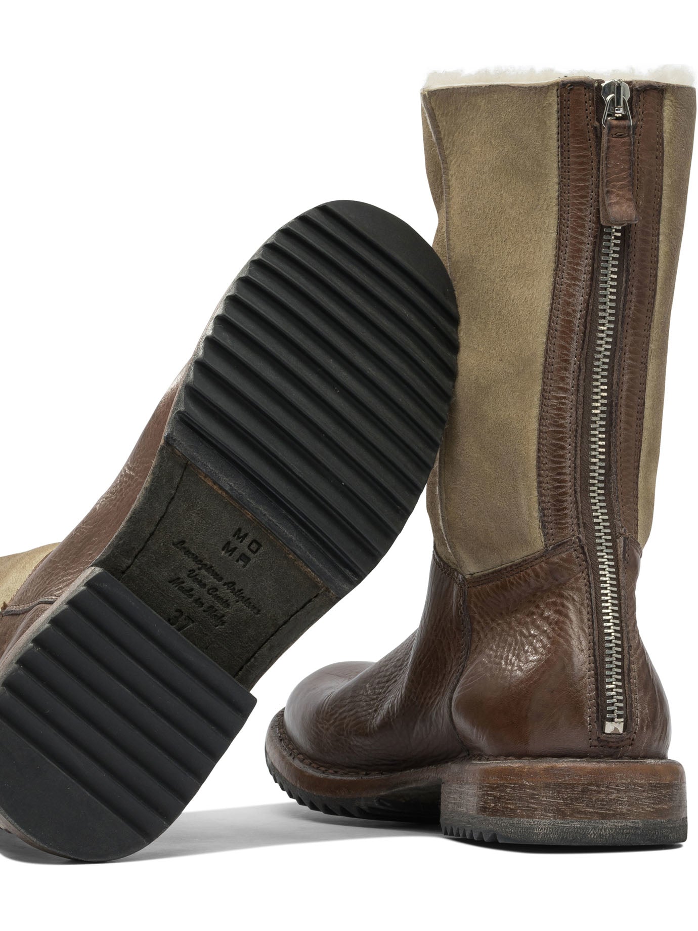 Moma Rick Zippered Ankle Boots