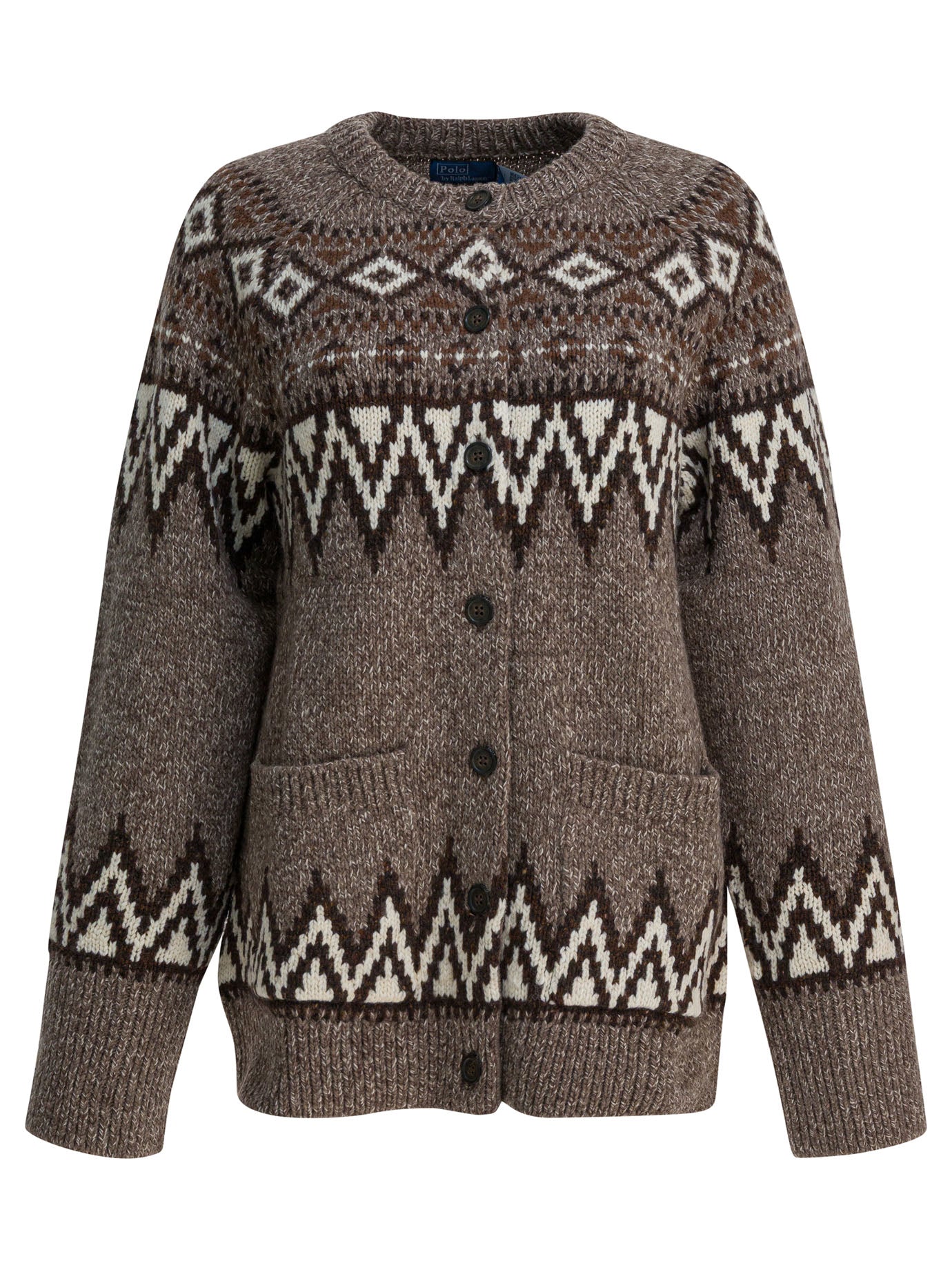 Polo Ralph Lauren Wool Blend Fair Isle Cardigan