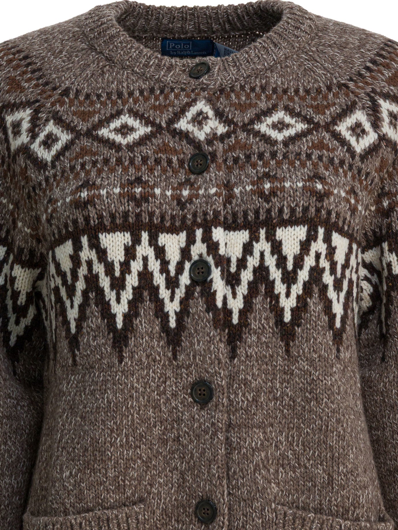 Polo Ralph Lauren Wool Blend Fair Isle Cardigan