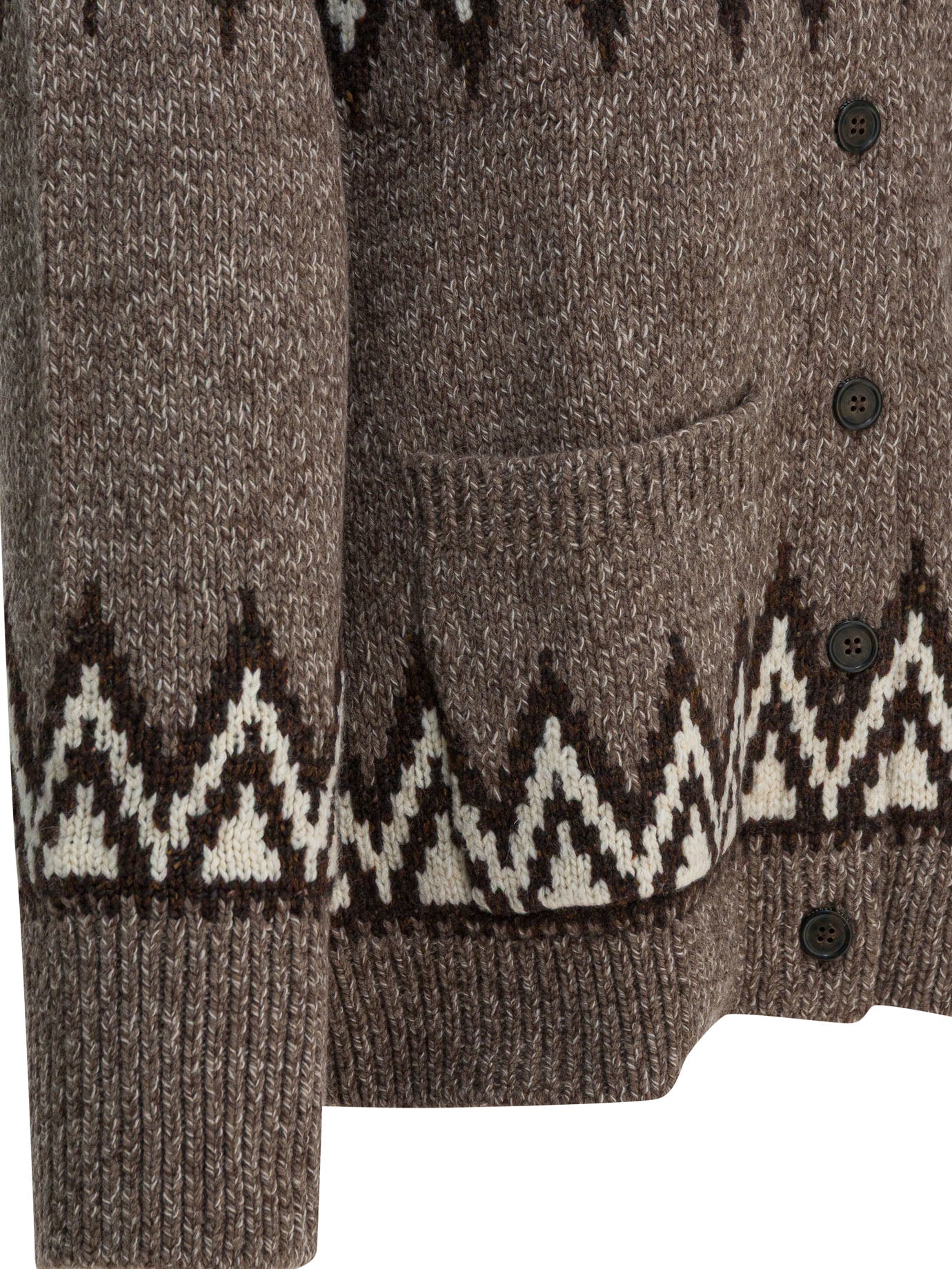 Polo Ralph Lauren Wool Blend Fair Isle Cardigan