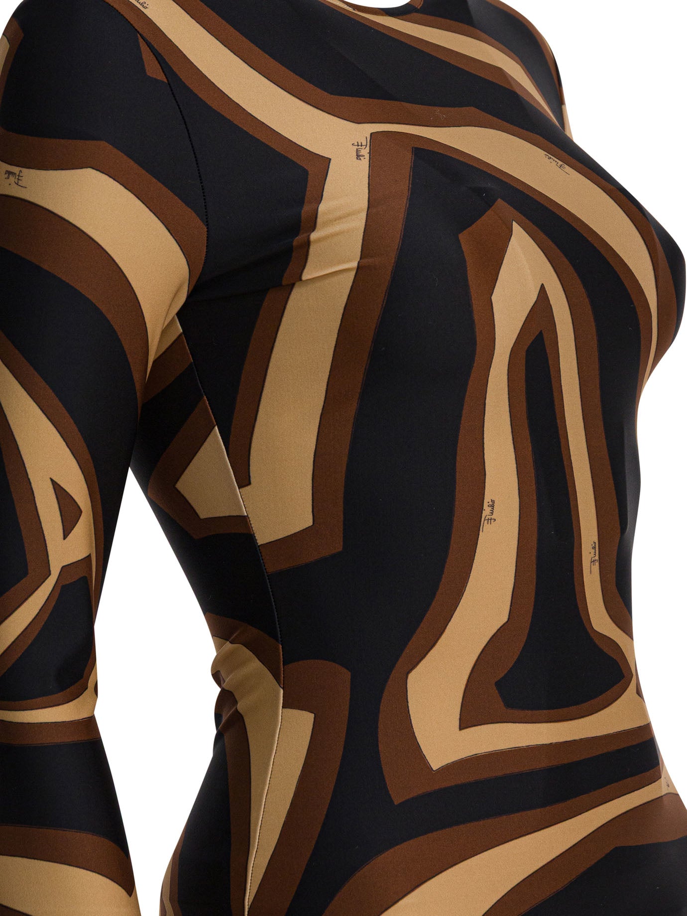 Pucci Midi Dress With Labirinto Print