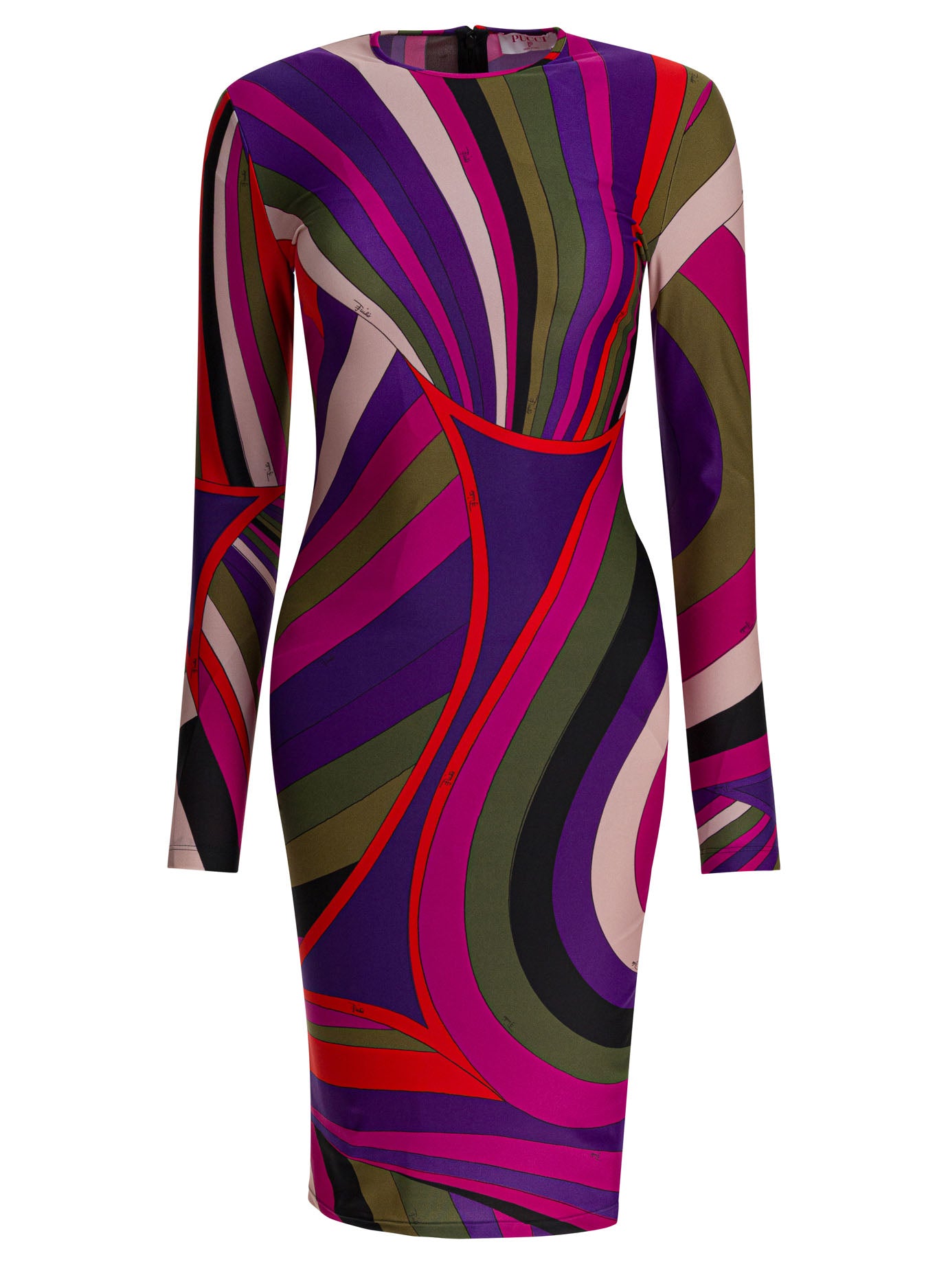 Pucci Iride Print Midi Dress