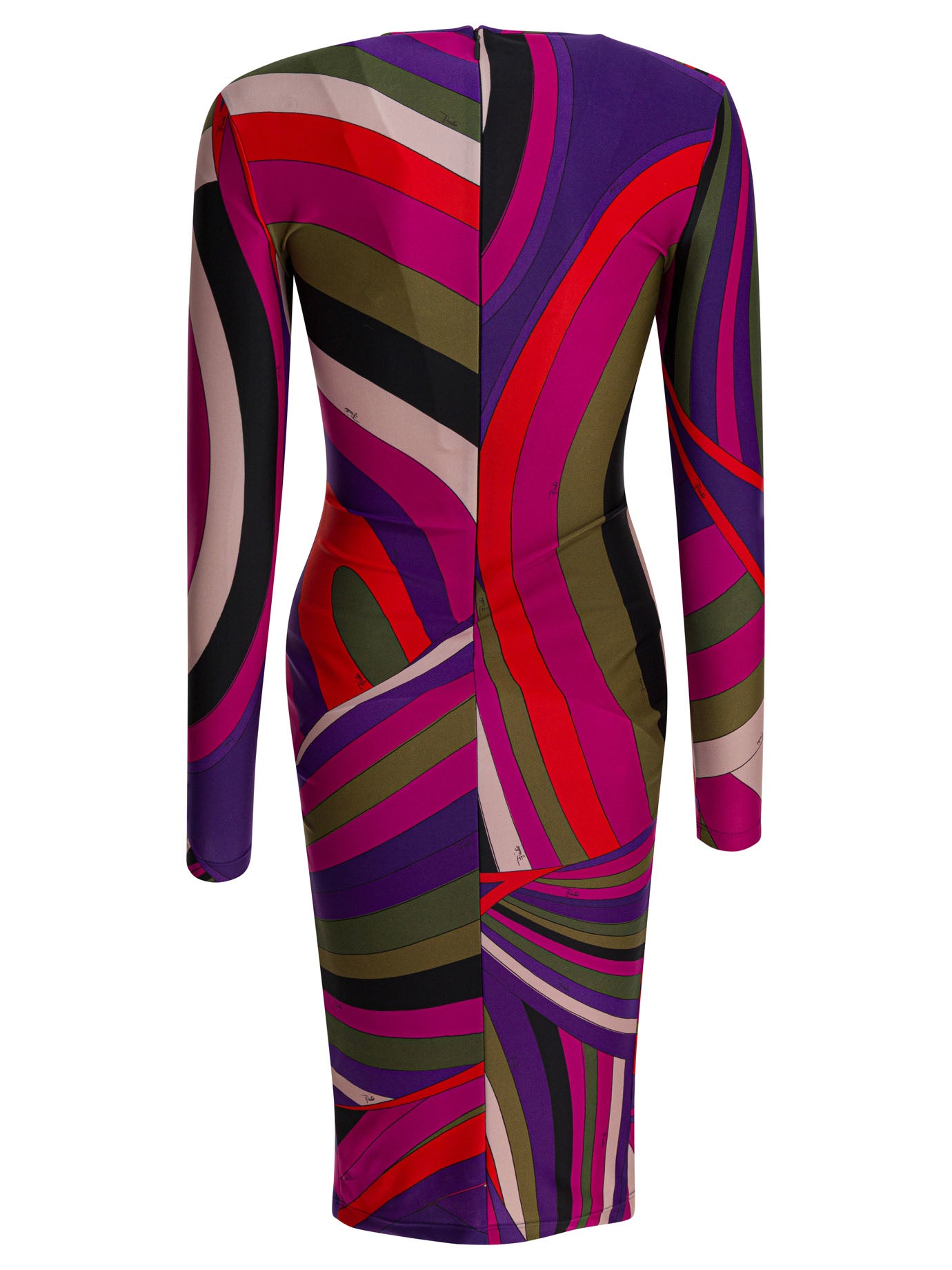 Pucci Iride Print Midi Dress