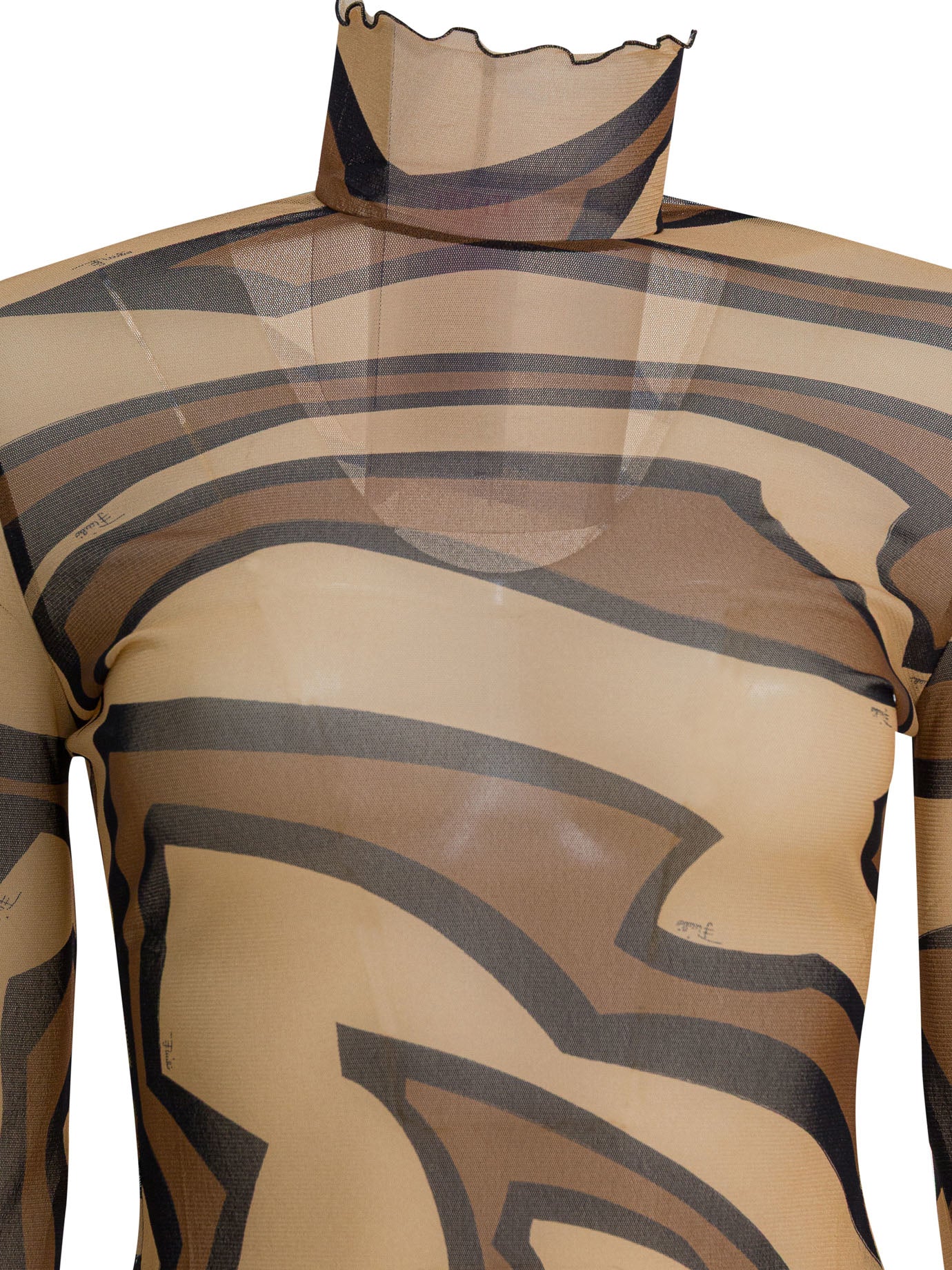 Pucci Labirinto Print Tulle T-Shirt