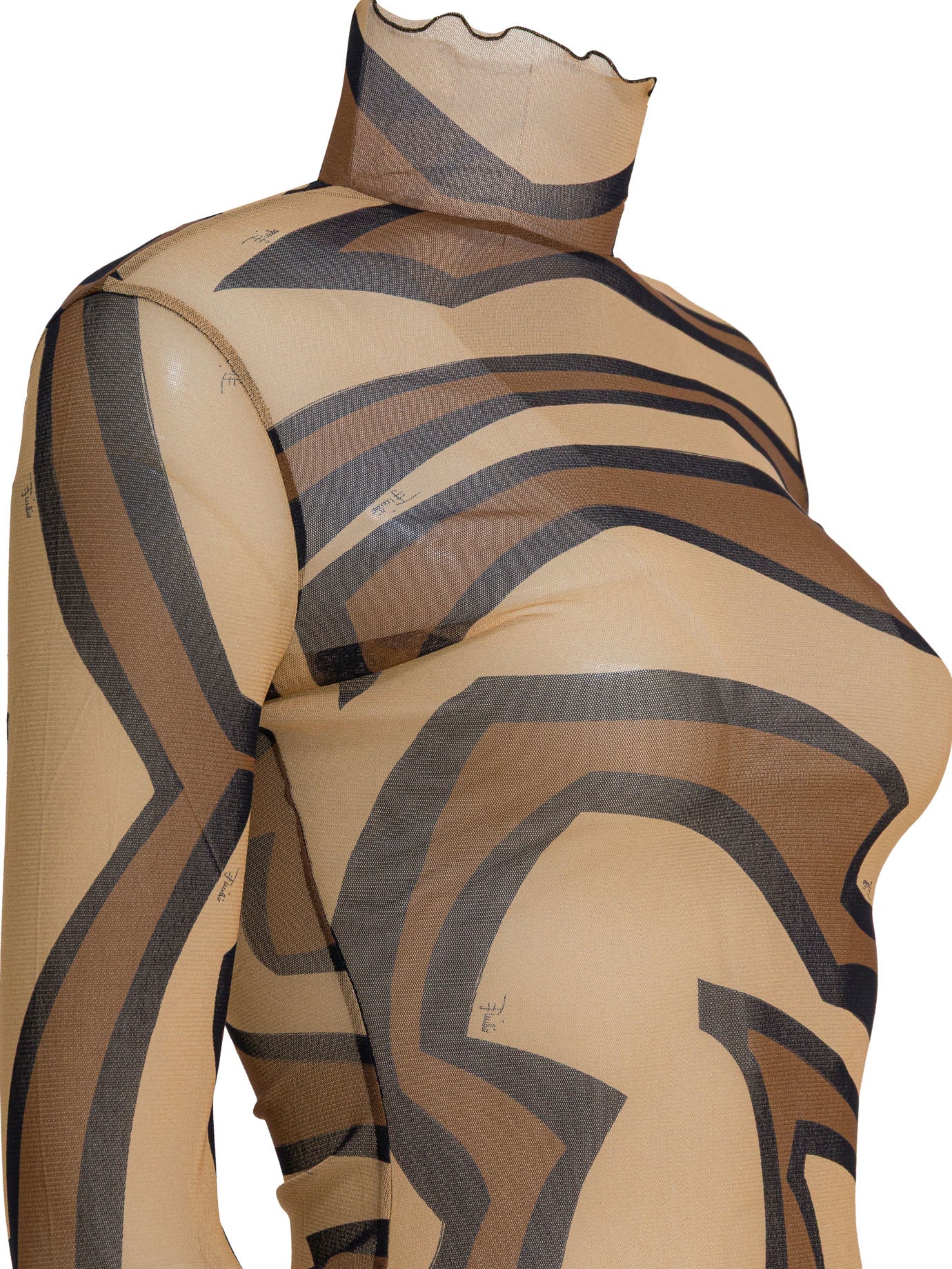 Pucci Labirinto Print Tulle T-Shirt