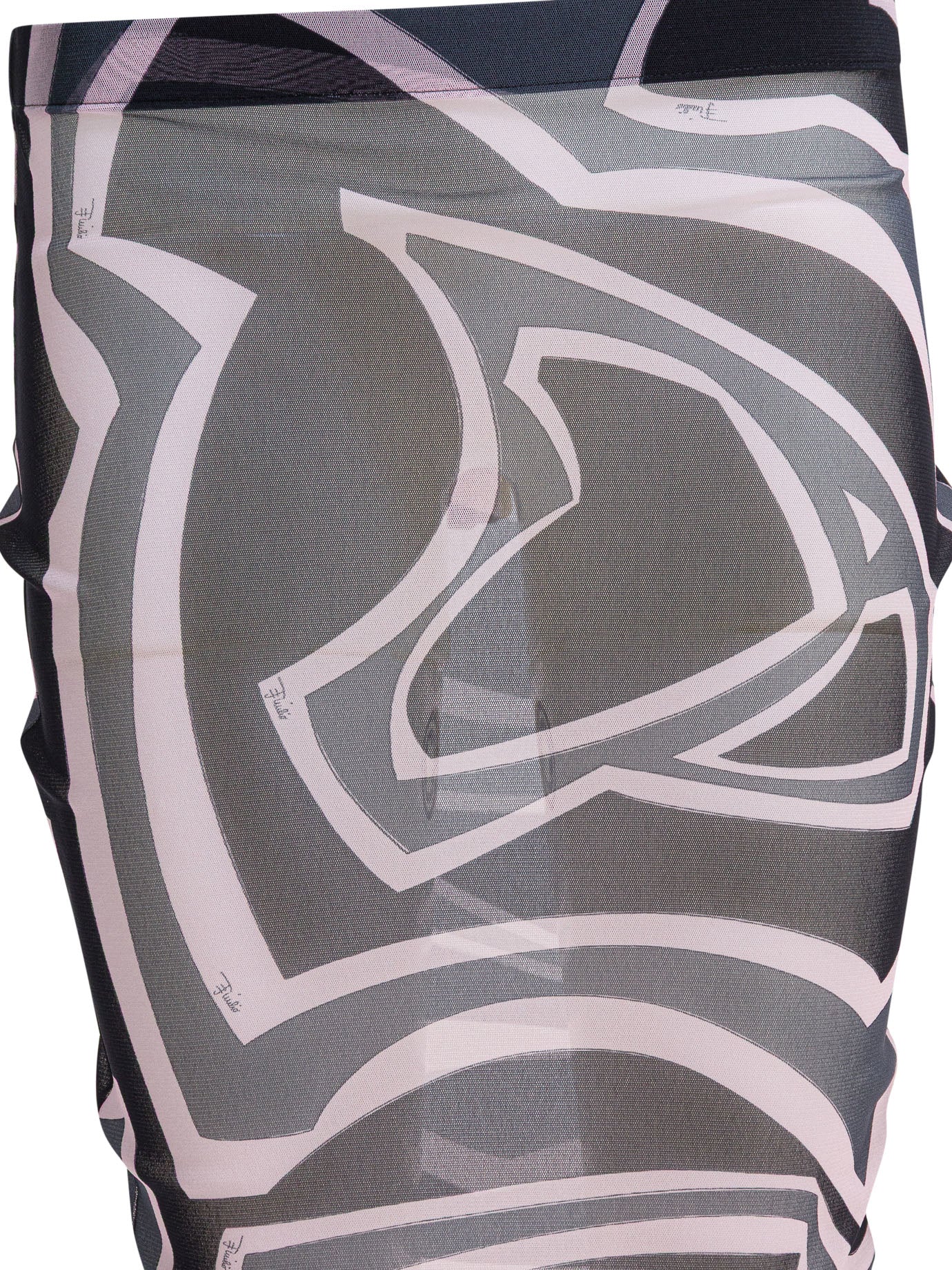 Pucci Labyrinth Print Midi Skirt