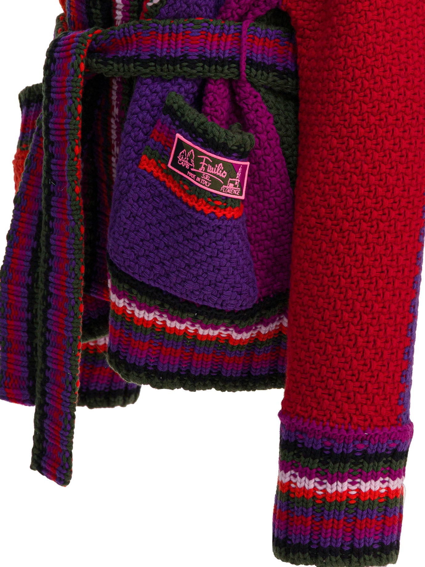 Pucci Orchidee Print Wool Cardigan