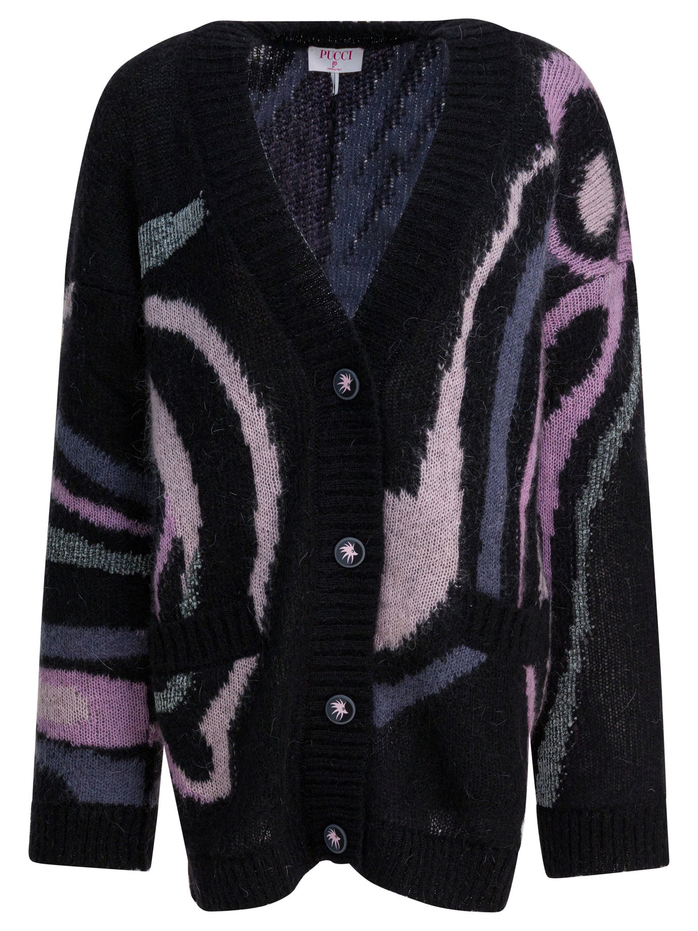 Pucci Marmo Print Cardigan