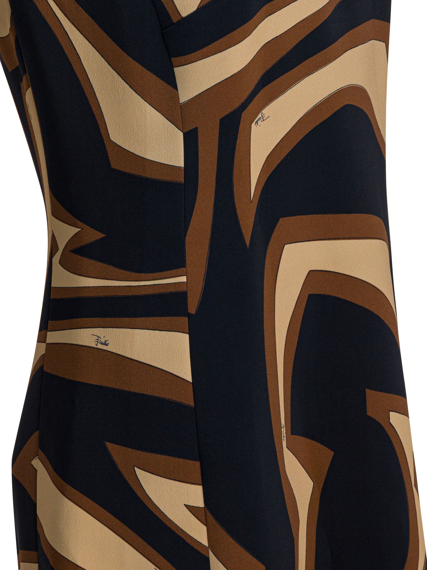 Pucci Labirinto Print Trapeze Dress