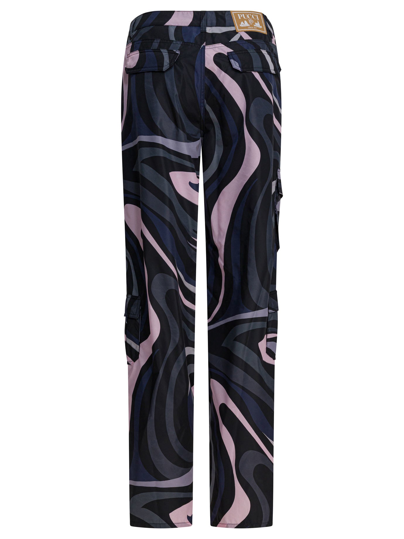 Pucci Marmo Print Cargo Pants