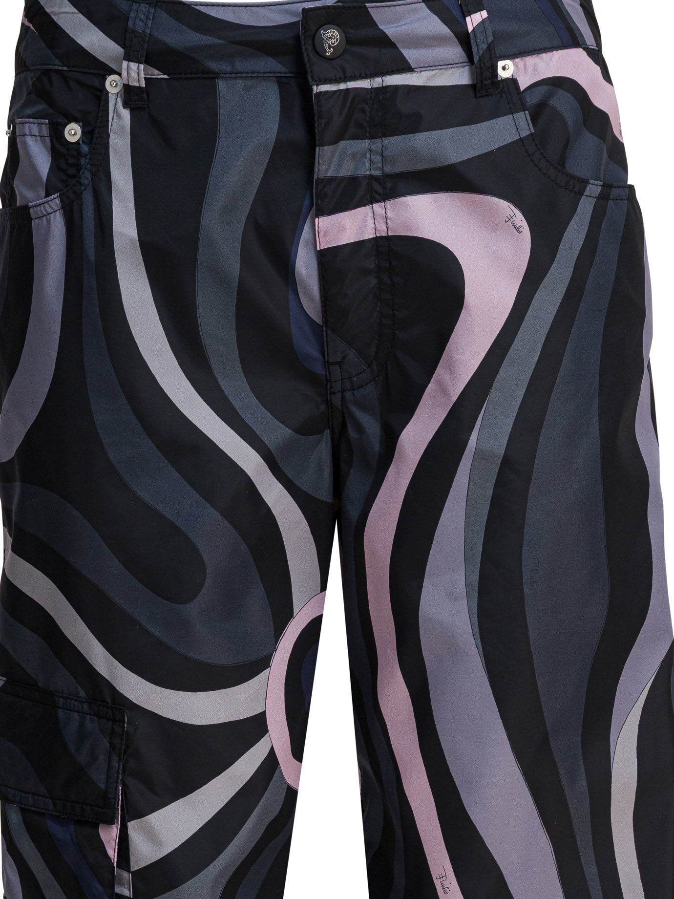 Pucci Marmo Print Cargo Pants