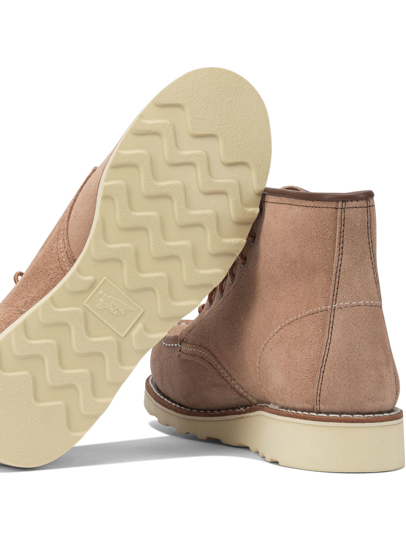 Red Wing Shoes 6'' Moc Toe 3319 Dusty Rose Abilene Lace-Up Ankle Boots