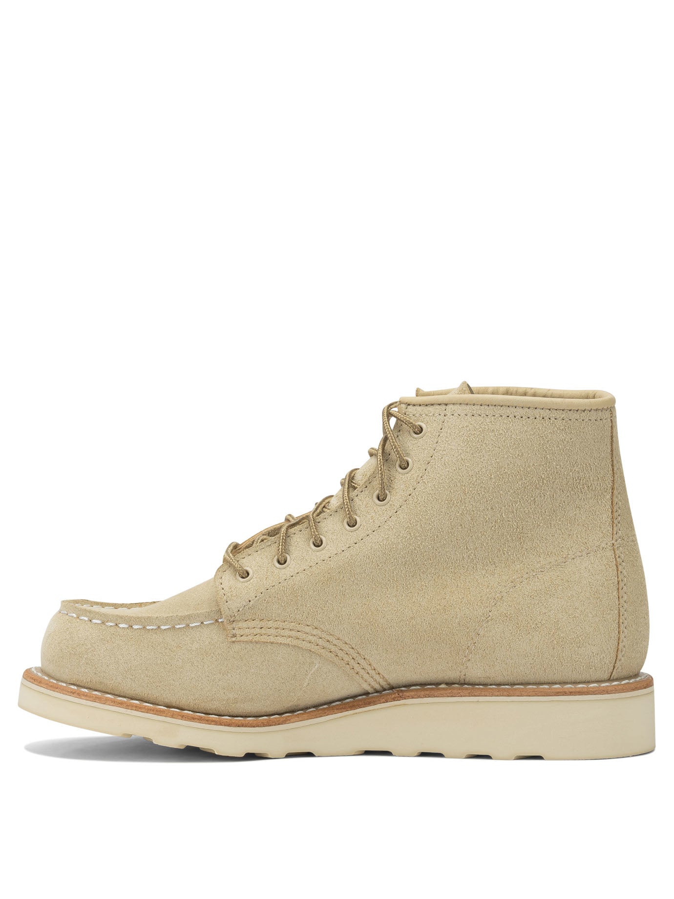 Red Wing Shoes 6'' Moc Toe 3328 Cream Abilen Lace-Up Ankle Boots