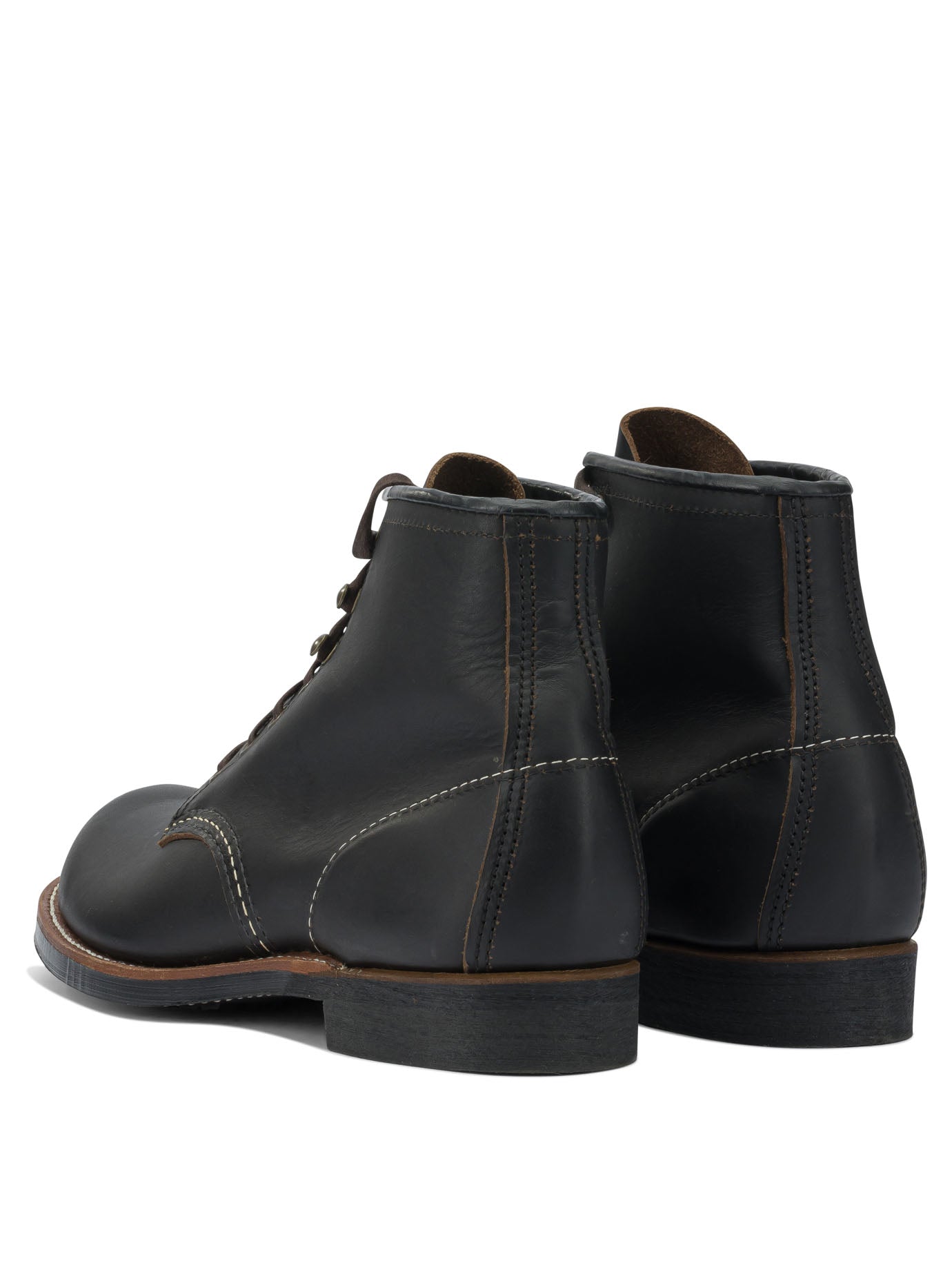 Red Wing Shoes Blacksmith 3345 Black Prairie Lace-Up Ankle Boots