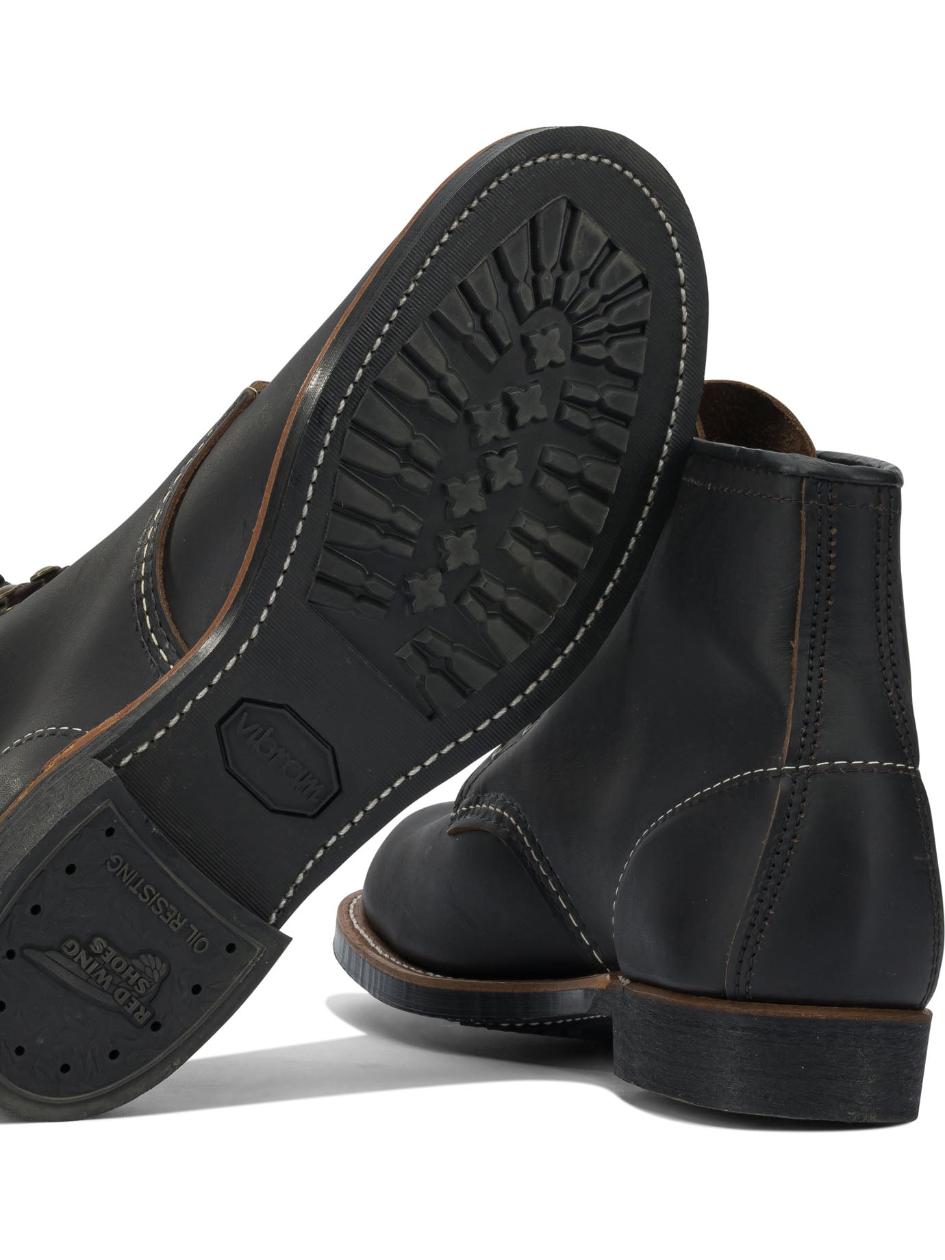 Red Wing Shoes Blacksmith 3345 Black Prairie Lace-Up Ankle Boots