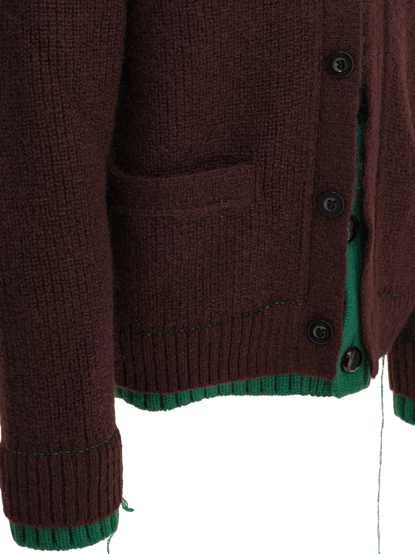 Sacai Wool Blend Cardigan